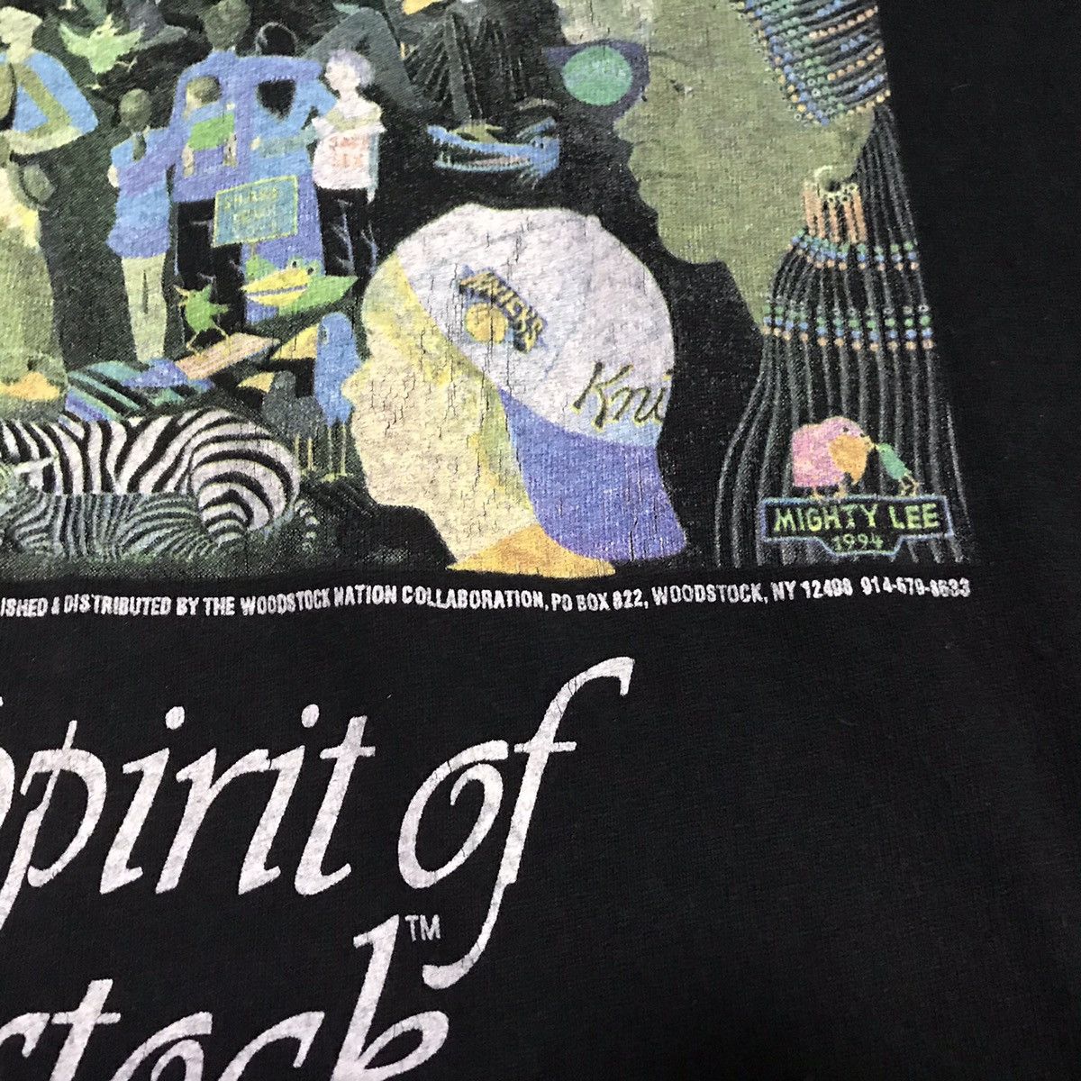 Band Tees × Vintage 90’s The Spirit Of Woodstock T-shirt Size US XL / EU 56 / 4 - 4 Thumbnail