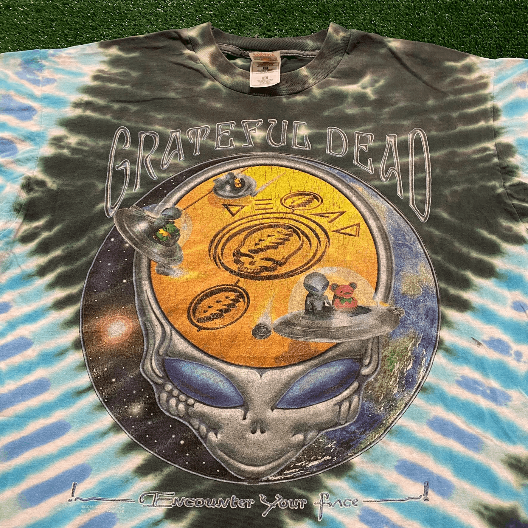 Crazy Vintage 90s Grateful Dead Center Graphic Hoodie USA
