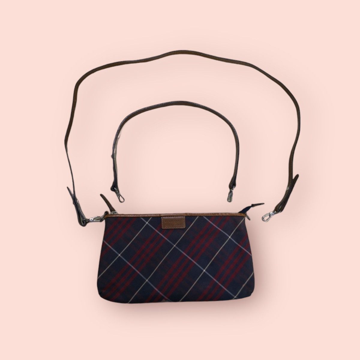 Burberry × Edition Japan × Vintage BURBERRY 2 WAY PURSE SLING /WRISTLET Size ONE SIZE - 14 Thumbnail