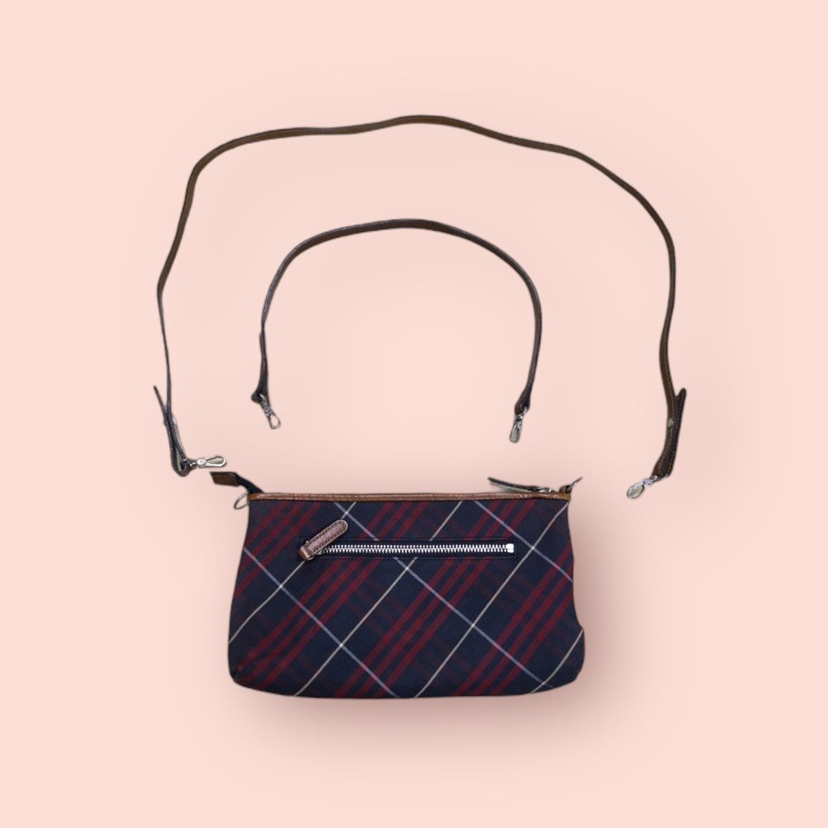Burberry × Edition Japan × Vintage BURBERRY 2 WAY PURSE SLING /WRISTLET Size ONE SIZE - 2 Thumbnail