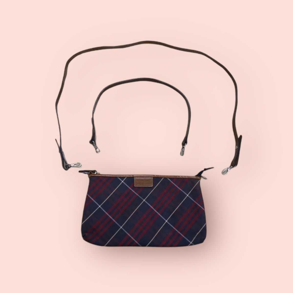 Burberry × Edition Japan × Vintage BURBERRY 2 WAY PURSE SLING /WRISTLET Size ONE SIZE - 1 Thumbnail