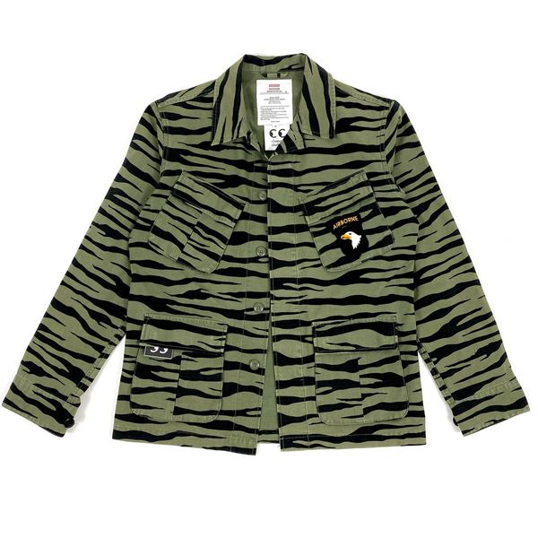 Supreme Supreme Jungle Jacket Striped Olive Ian Virgil Airborn