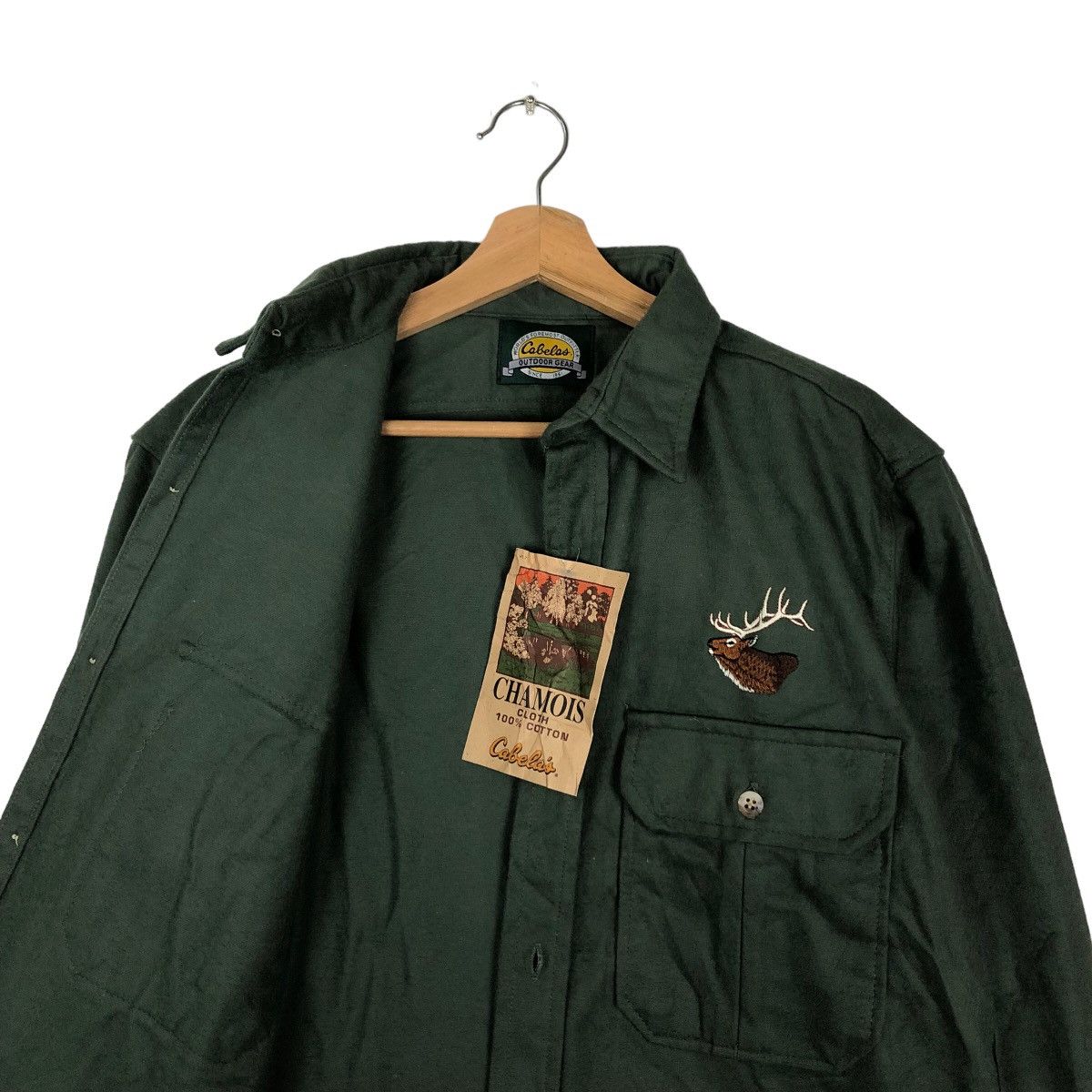 Japanese Brand VINTAGE HUNTING JACKET SURVIVAL DESIGN CHAMOIS WITH TAG Size US M / EU 48-50 / 2 - 10 Thumbnail