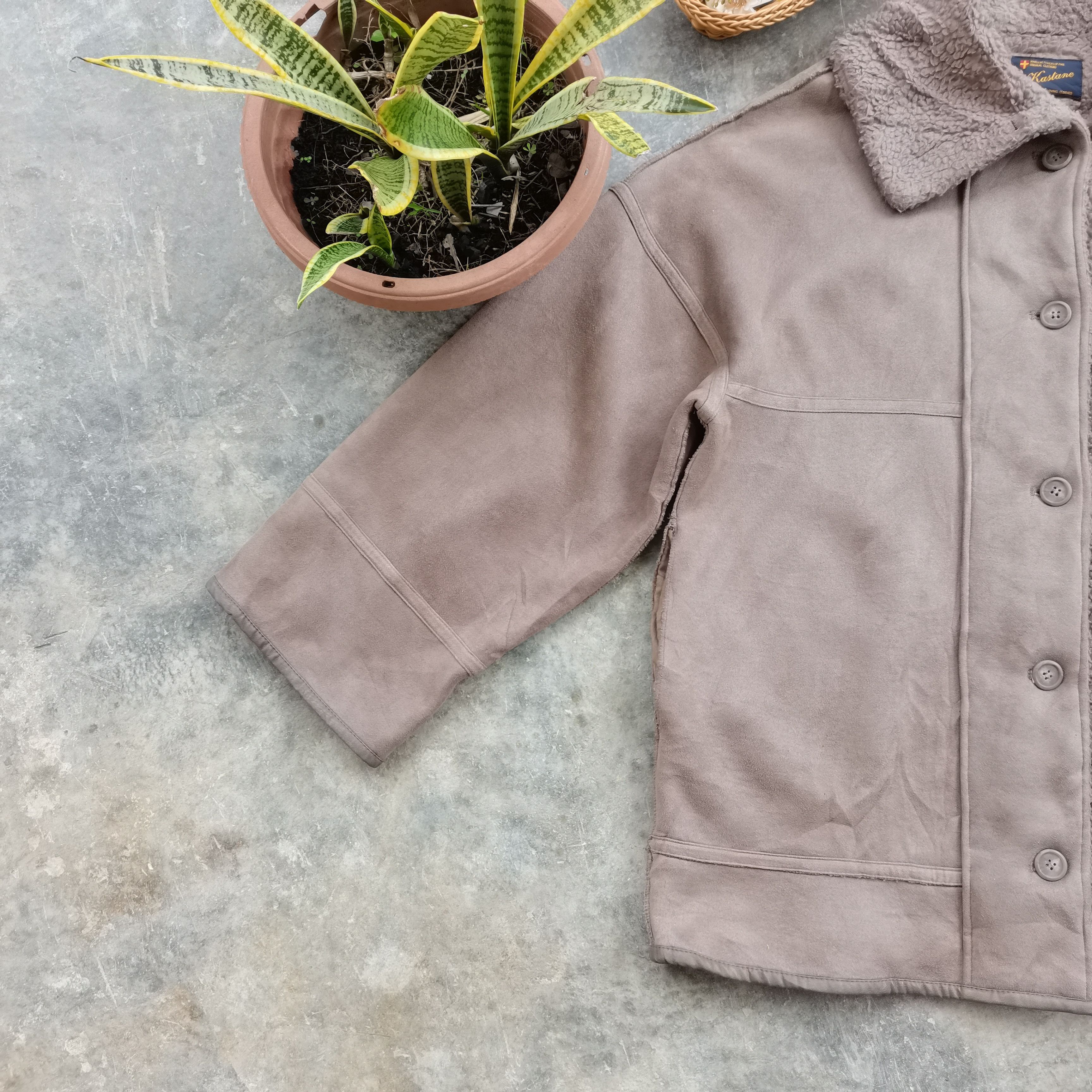 Japanese Brand × Vintage Archive🔥Vintage Kastane Fleece Button Up Jacket Size L / US 10 / IT 46 - 4 Thumbnail