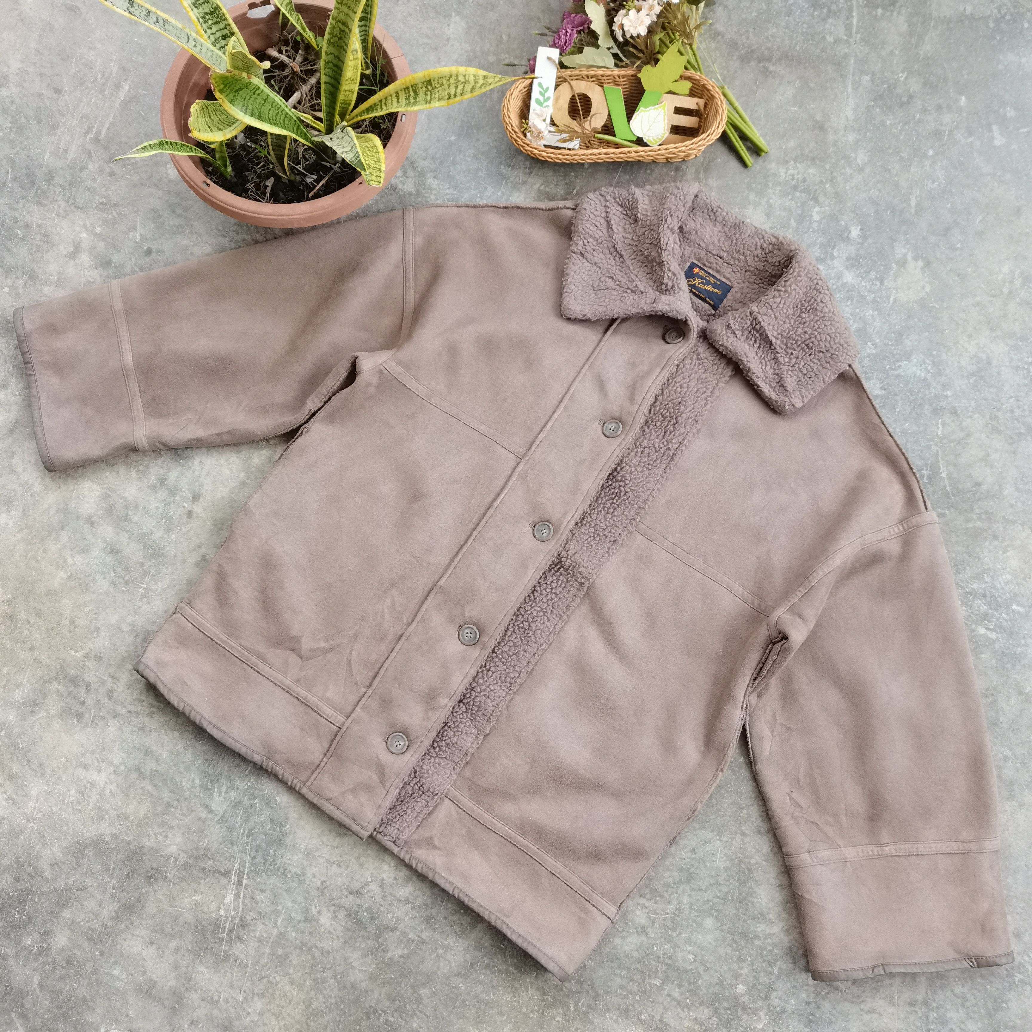 Japanese Brand × Vintage Archive🔥Vintage Kastane Fleece Button Up Jacket Size L / US 10 / IT 46 - 1 Thumbnail
