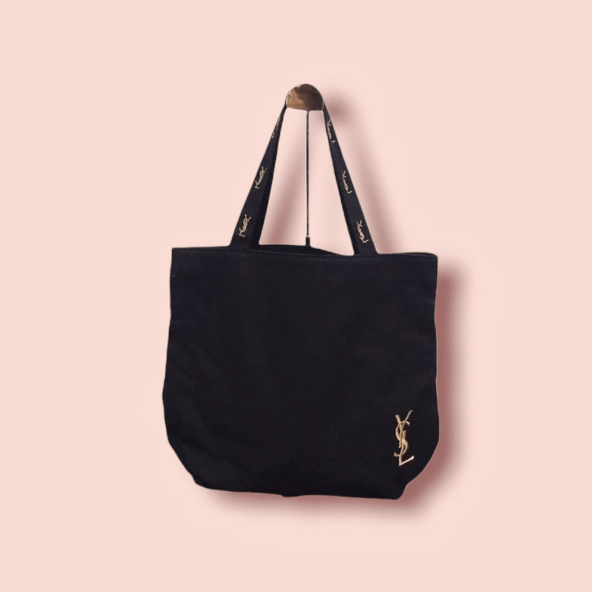 Designer × Vintage × Yves Saint Laurent VINTAGE YSL PARFUMS CANVAS TOTE BAG Size ONE SIZE - 3 Thumbnail