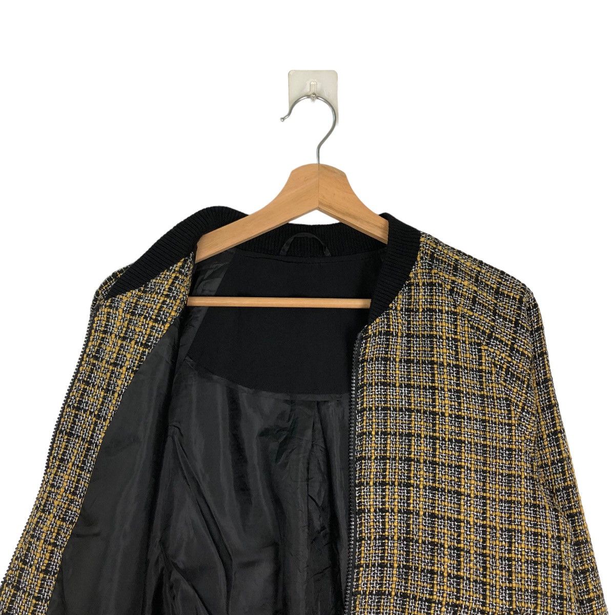 Japanese Brand VINTAGE BOMBER JACKET TWEED DESIGN GU JAPAN ISSEY MIYAKE Size US M / EU 48-50 / 2 - 10 Thumbnail