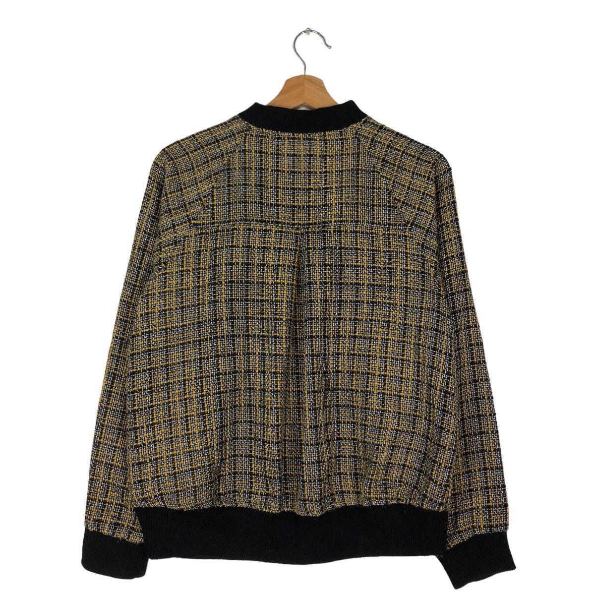 Japanese Brand VINTAGE BOMBER JACKET TWEED DESIGN GU JAPAN ISSEY MIYAKE Size US M / EU 48-50 / 2 - 7 Thumbnail