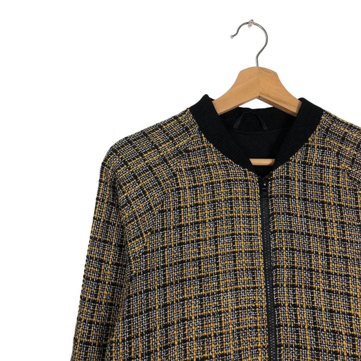 Japanese Brand VINTAGE BOMBER JACKET TWEED DESIGN GU JAPAN ISSEY MIYAKE Size US M / EU 48-50 / 2 - 6 Thumbnail