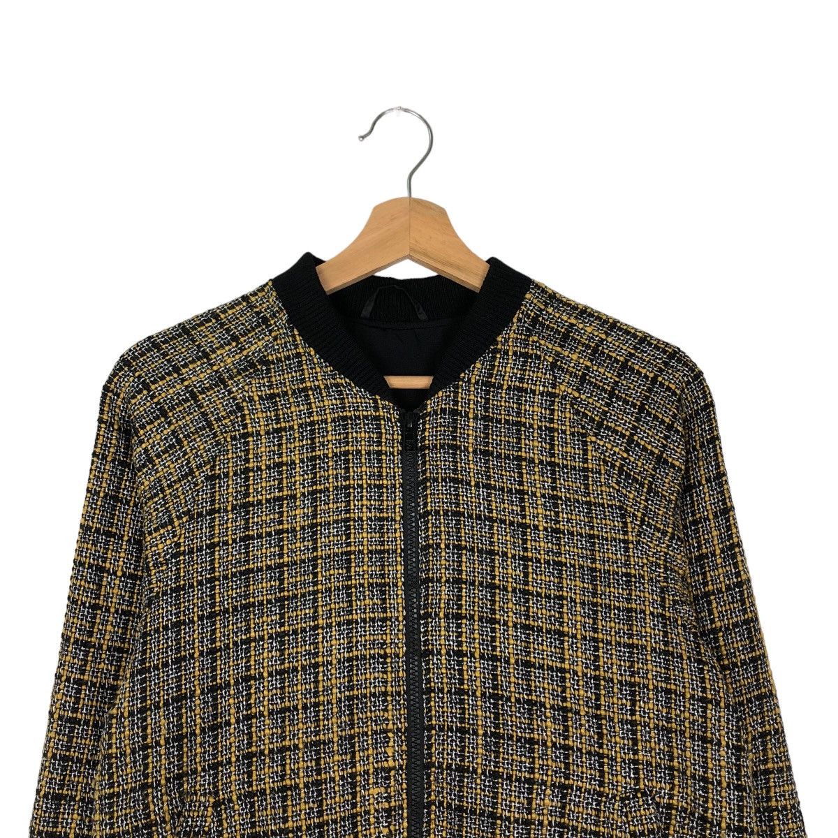 Japanese Brand VINTAGE BOMBER JACKET TWEED DESIGN GU JAPAN ISSEY MIYAKE Size US M / EU 48-50 / 2 - 2 Thumbnail