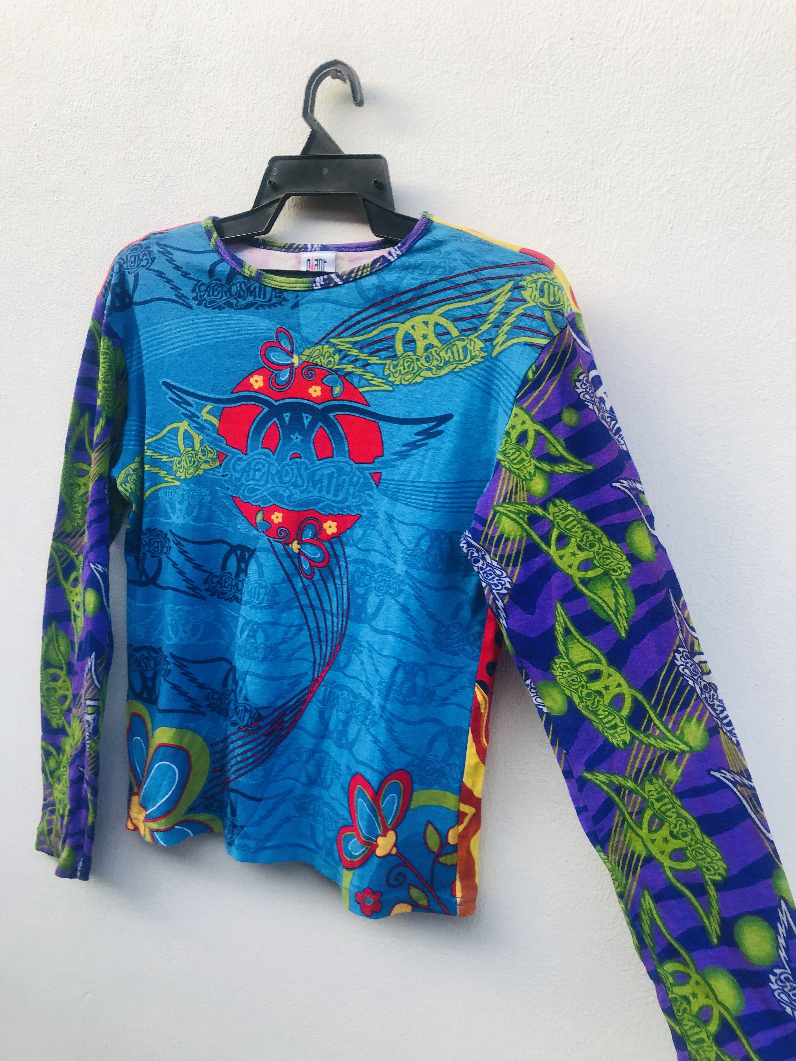 Band Tees × Vintage Vintage Aerosmith Band Music Fashion Style Shirt Size US S / EU 44-46 / 1 - 5 Thumbnail