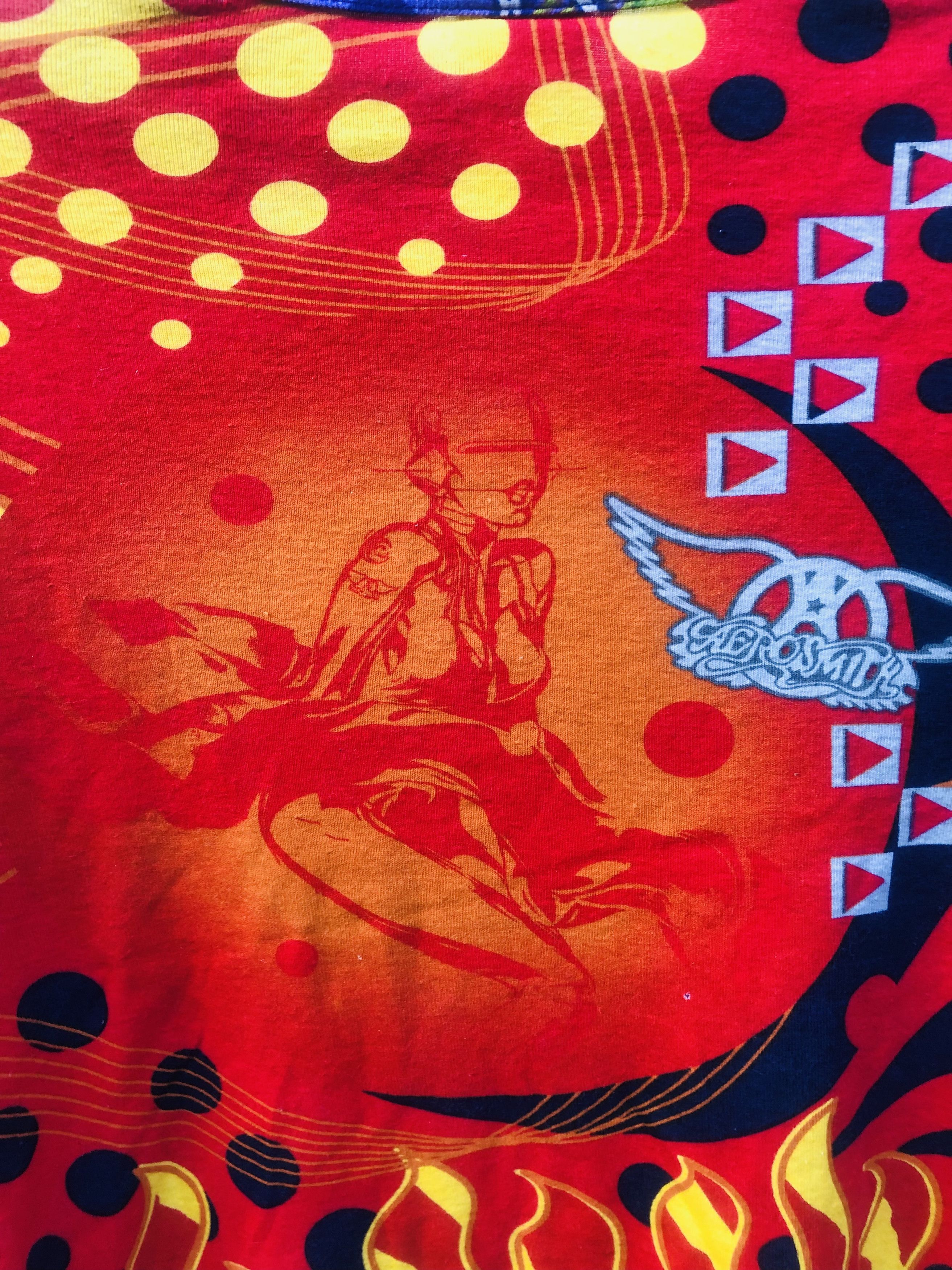 Band Tees × Vintage Vintage Aerosmith Band Music Fashion Style Shirt Size US S / EU 44-46 / 1 - 7 Thumbnail