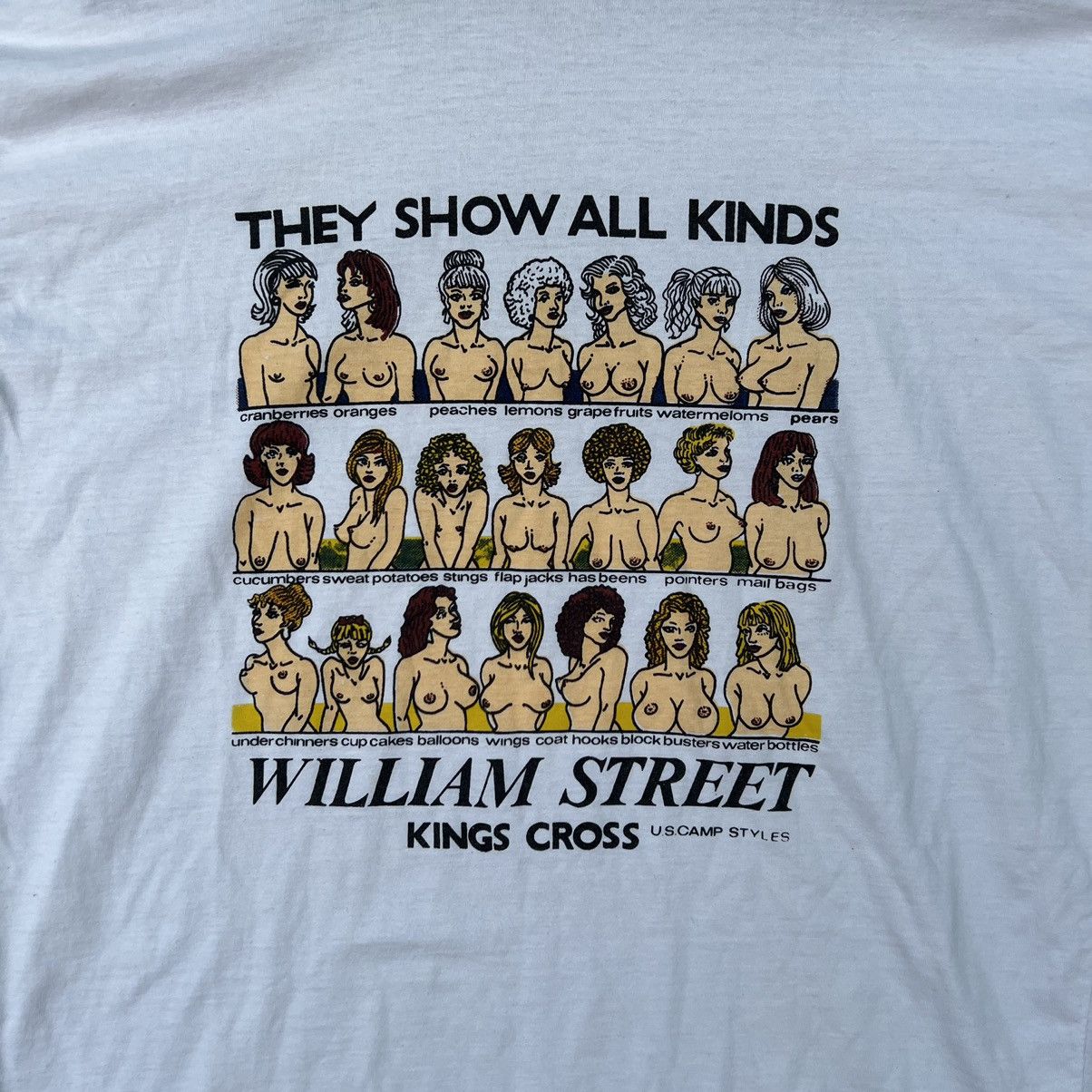 Other TEE SHIRT WILLIAM STREET KING CROSS HALF NAKED GIRL Size US XL / EU 56 / 4 - 3 Thumbnail