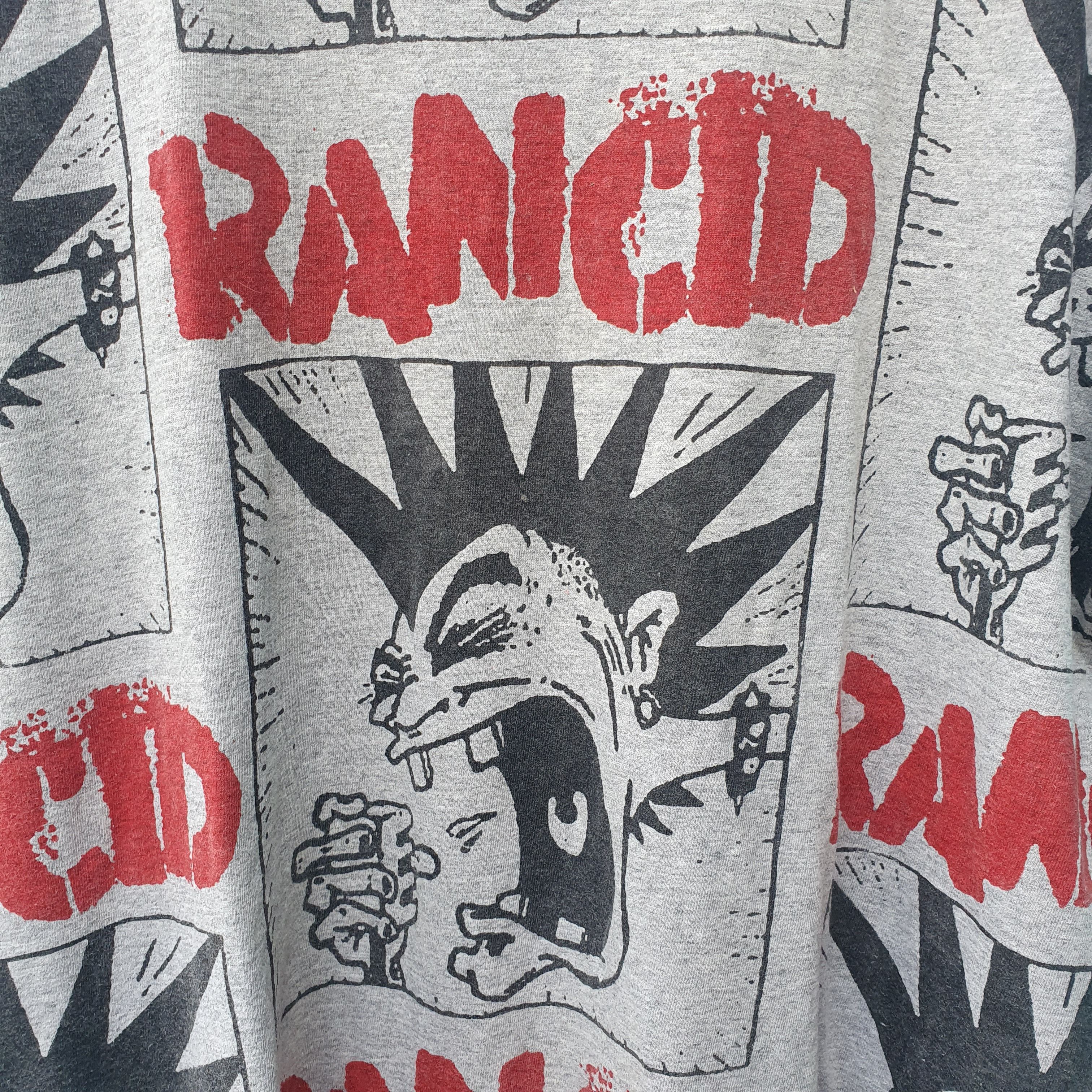 Band Tees × Vintage VINTAGE RANCID FULLPRINT RARE Size US M / EU 48-50 / 2 - 3 Thumbnail