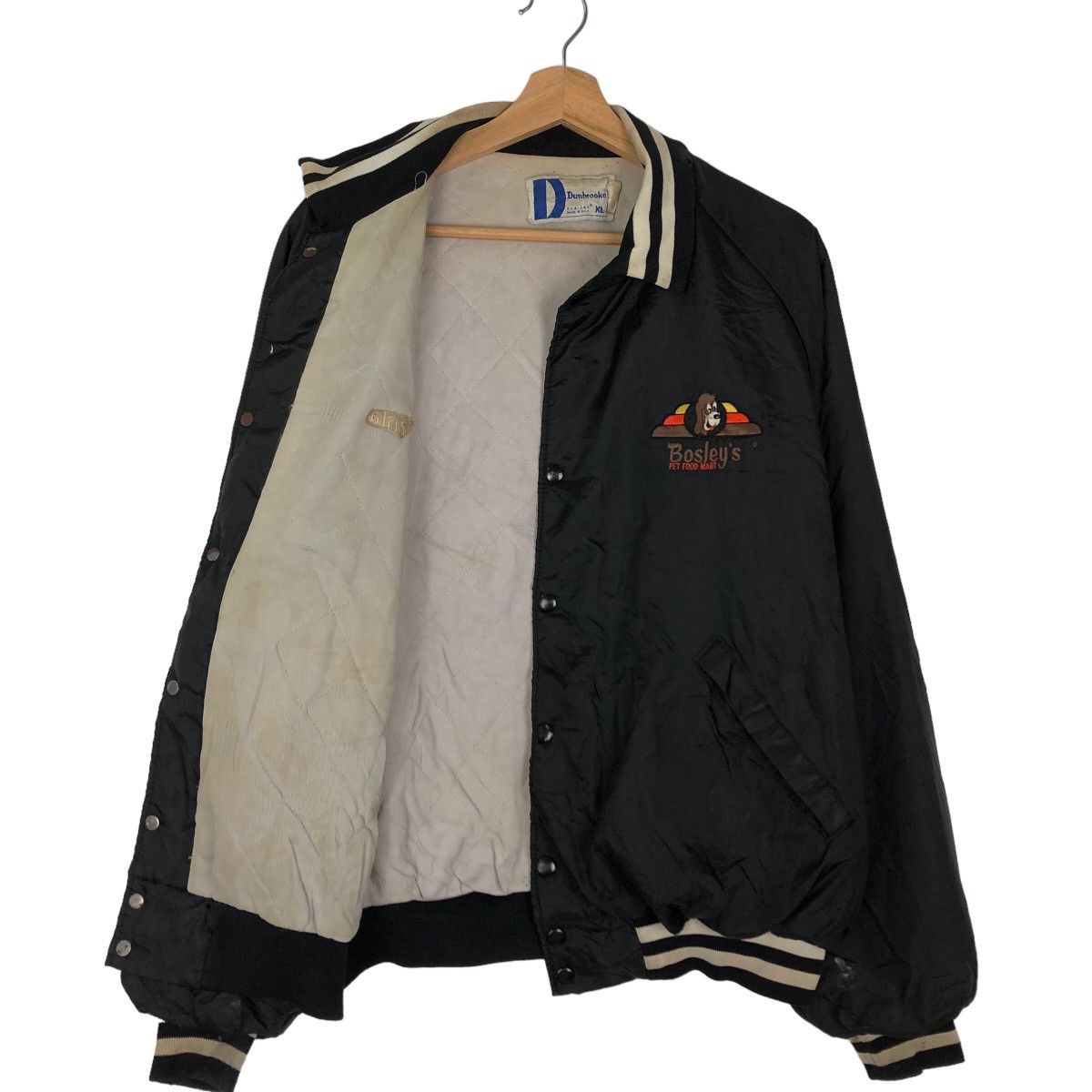 Japanese Brand VINTAGE SATIN BOMBER JACKET DUNBROOKE USA MADE Size US XL / EU 56 / 4 - 9 Thumbnail