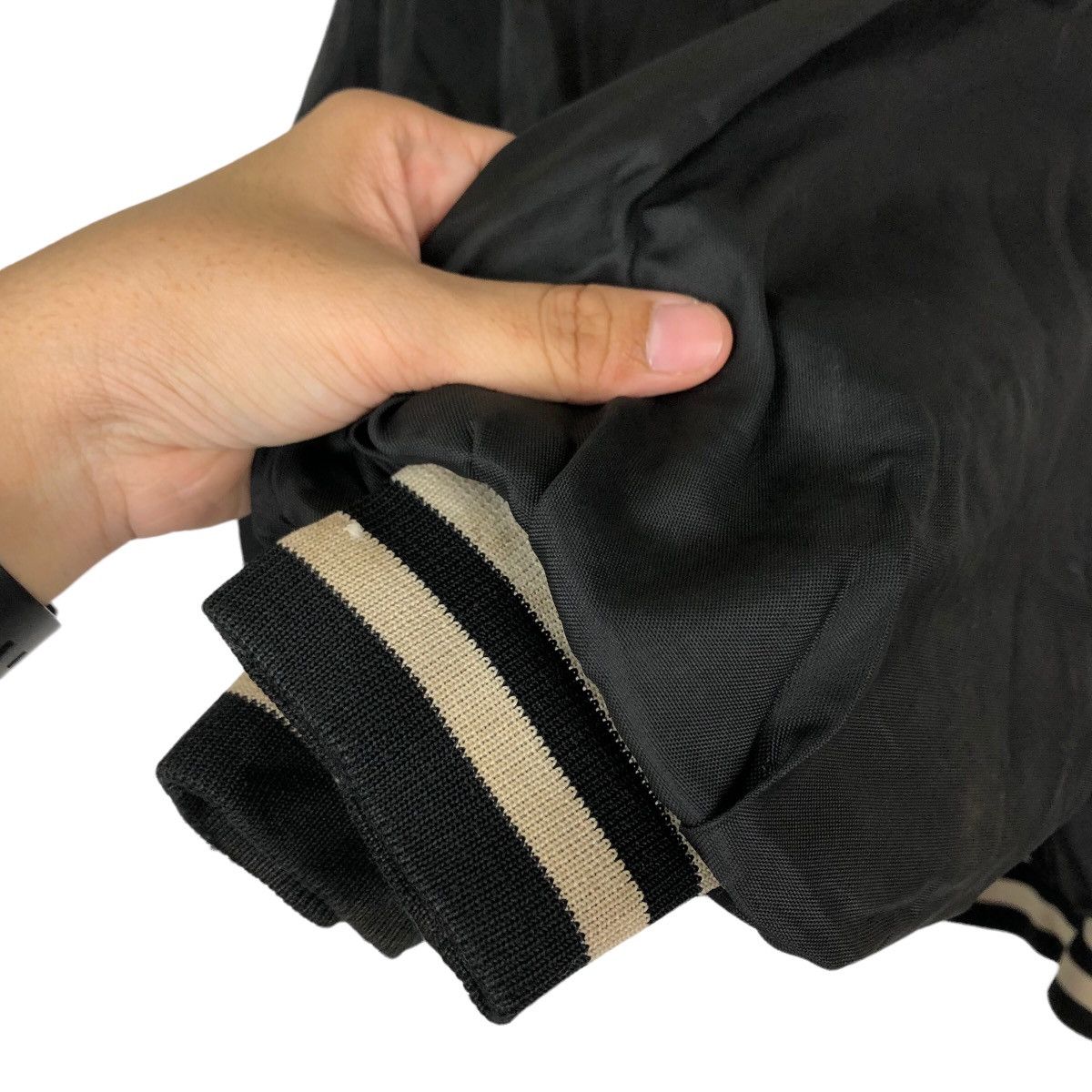 Japanese Brand VINTAGE SATIN BOMBER JACKET DUNBROOKE USA MADE Size US XL / EU 56 / 4 - 12 Thumbnail