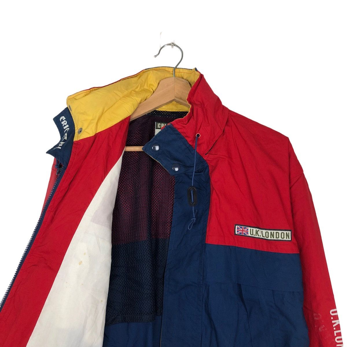Japanese Brand VINTAGE SURVIVAL JACKET RARE COLOUR CRICKET HILL UK LONDON Size US L / EU 52-54 / 3 - 11 Thumbnail