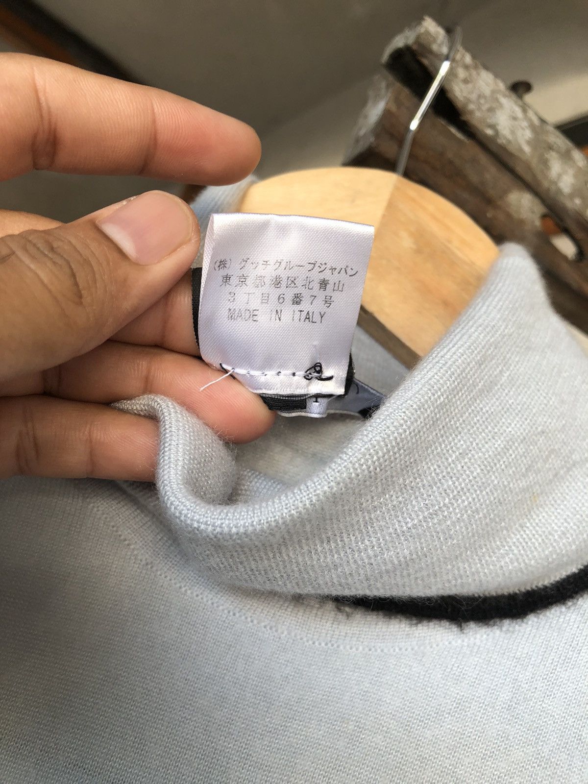 Gucci Vintage Gucci Baby Blue Small Logo Knit Turtle Neck Size XL / US 12-14 / IT 48-50 - 17 Thumbnail