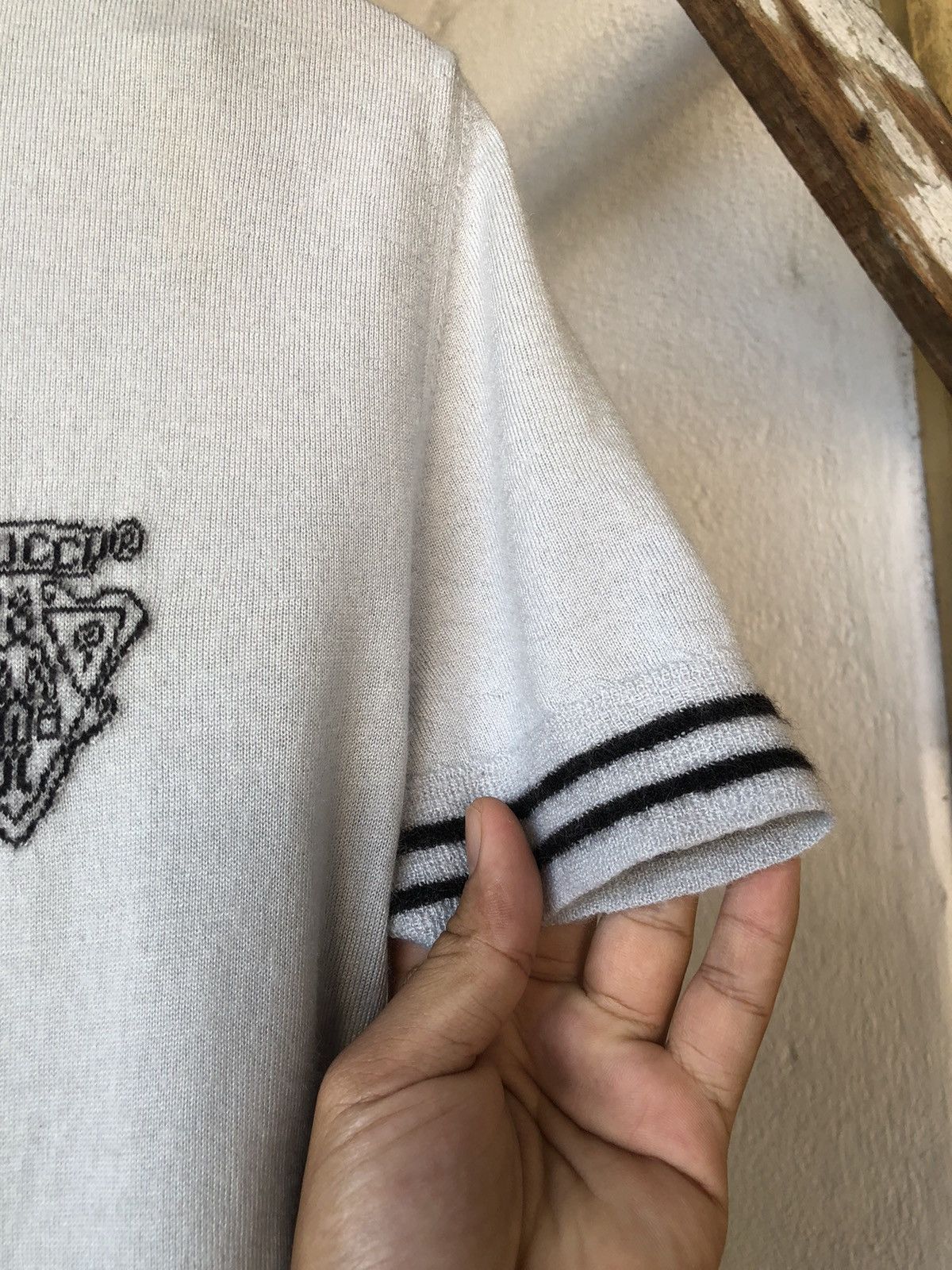 Gucci Vintage Gucci Baby Blue Small Logo Knit Turtle Neck Size XL / US 12-14 / IT 48-50 - 7 Thumbnail