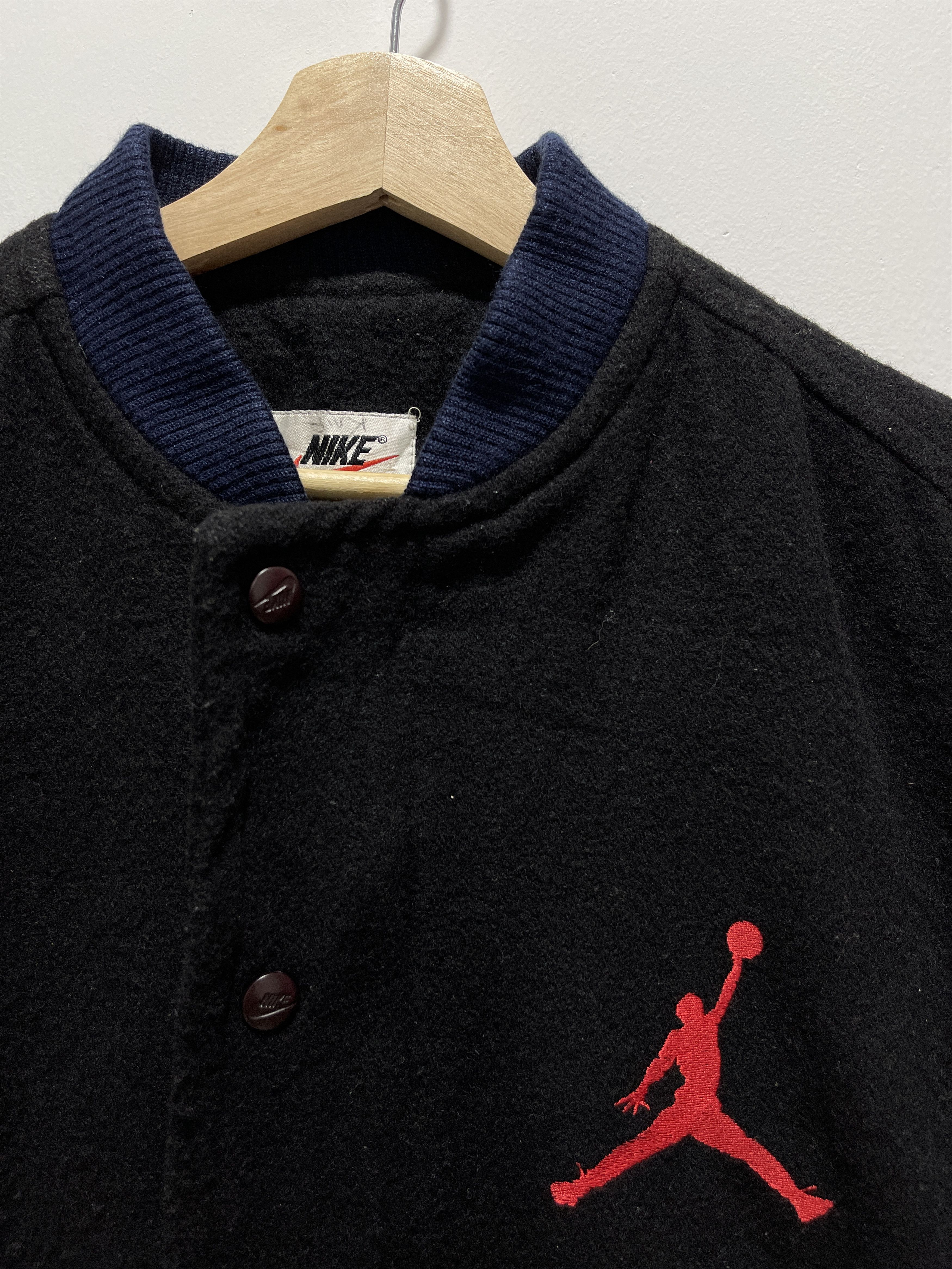 Vintage Nike 90s Letterman Wool Varsity Jacket