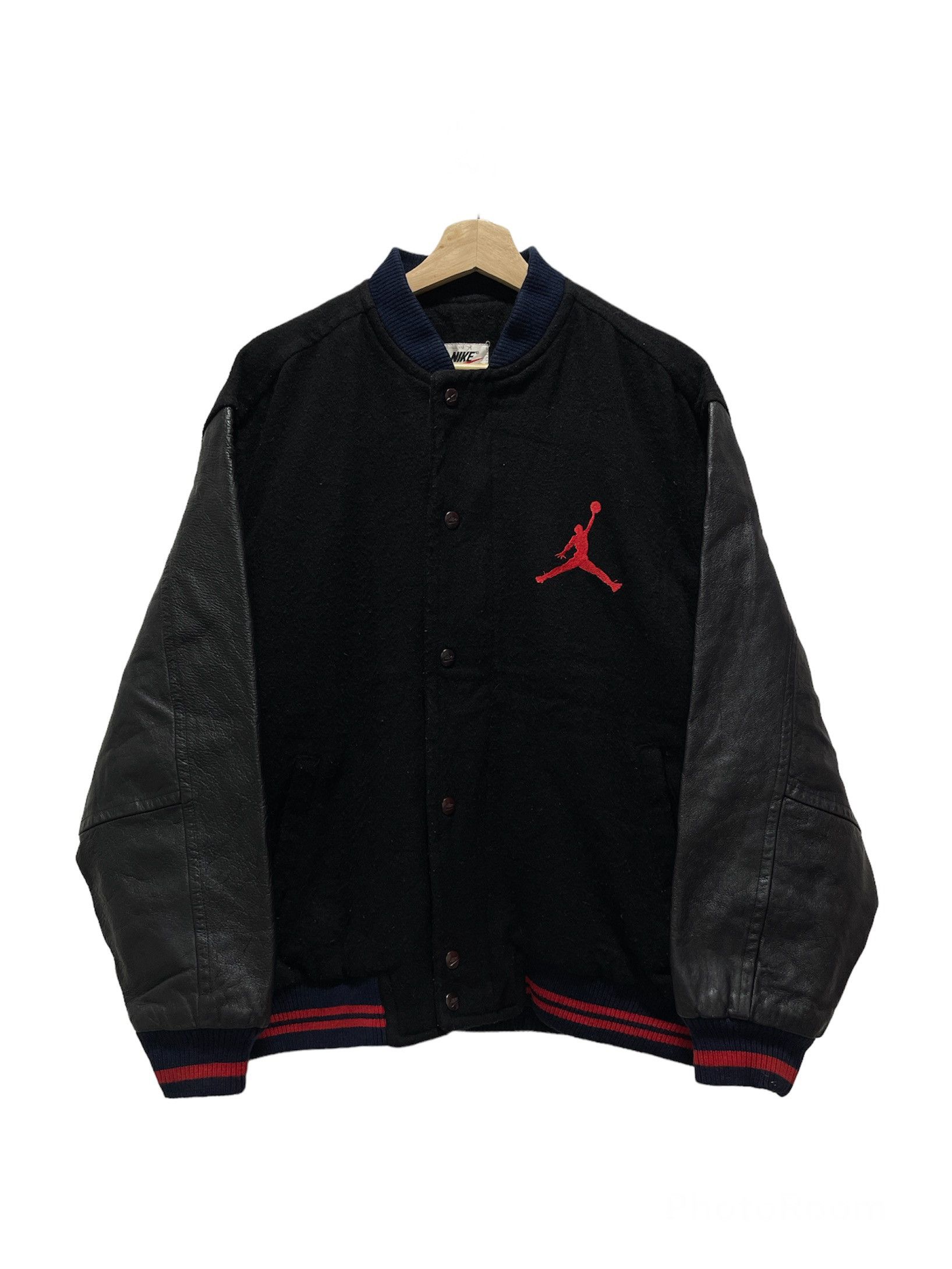 Vintage Nike 90s Letterman Wool Varsity Jacket