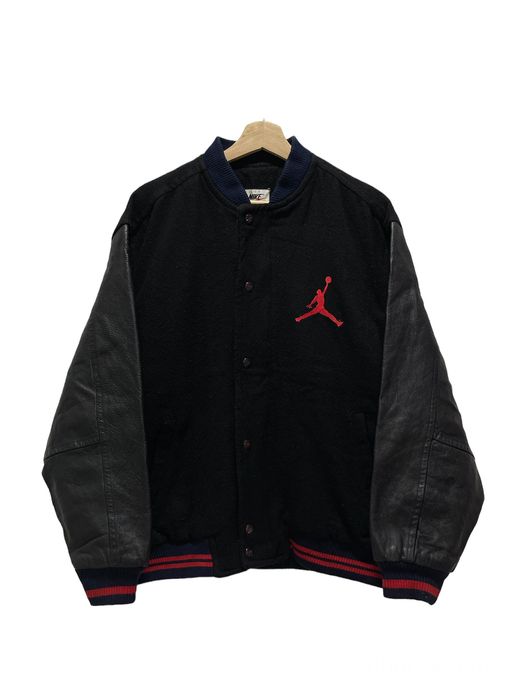 Nike Vintage Nike 90s Letterman Wool Varsity Jacket | Grailed