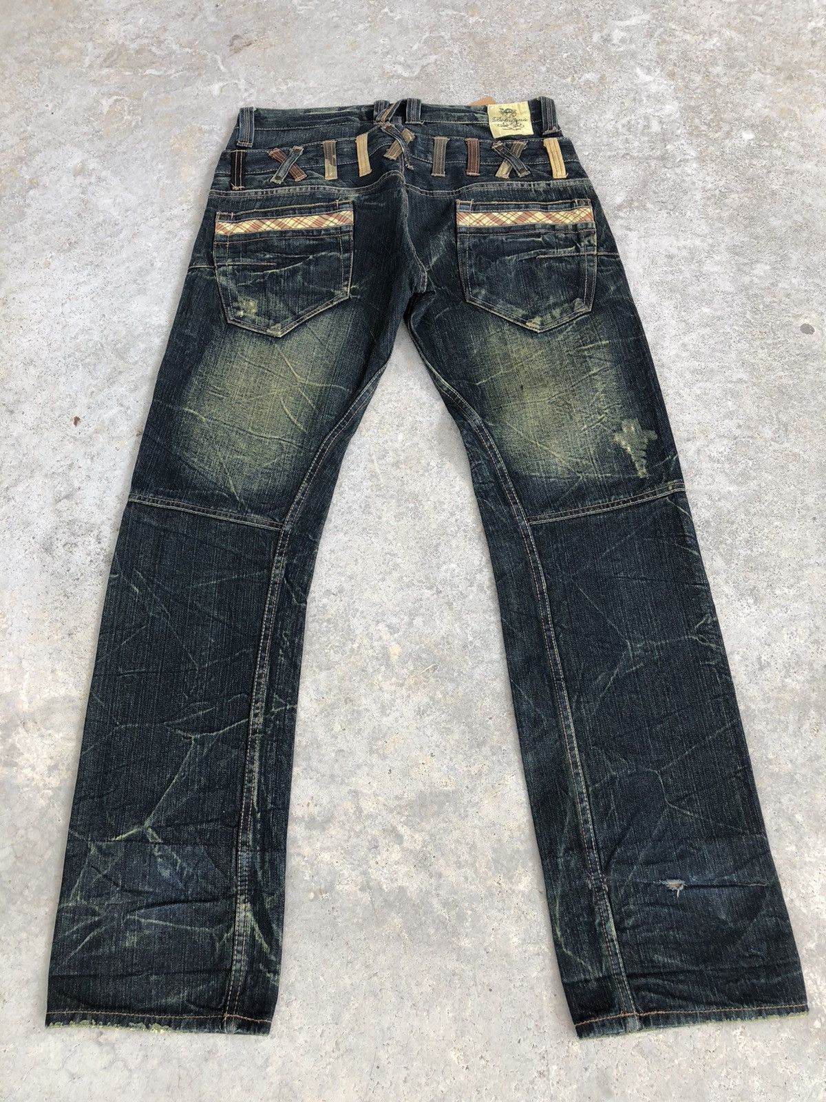 Hysteric Glamour Dominate Double Waist Distressed Jeans Size US 33 - 11 Thumbnail