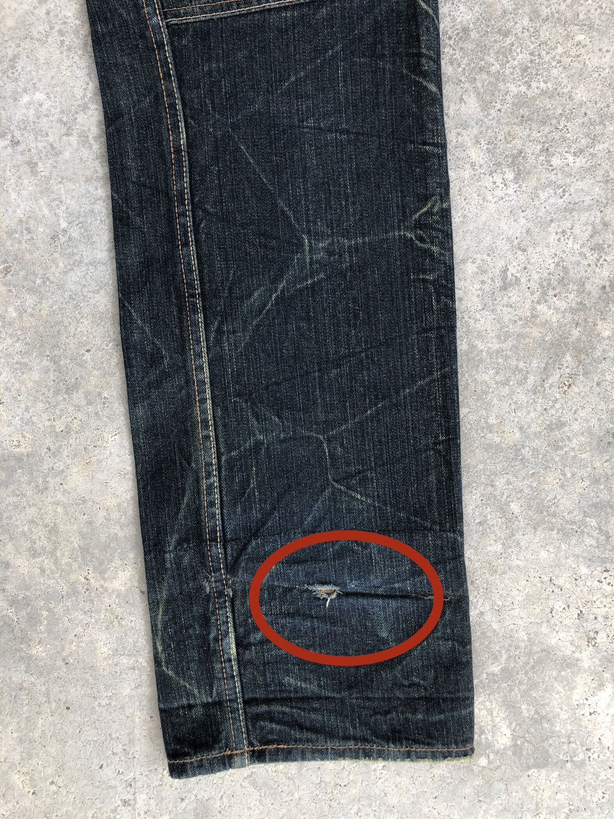 Hysteric Glamour Dominate Double Waist Distressed Jeans Size US 33 - 21 Thumbnail