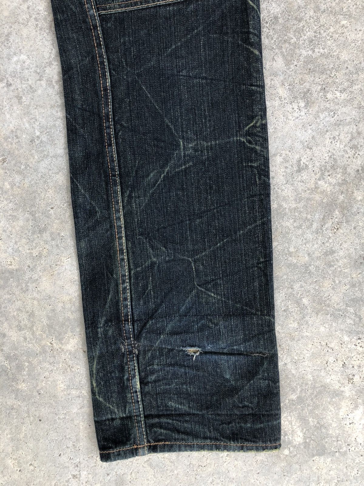 Hysteric Glamour Dominate Double Waist Distressed Jeans Size US 33 - 17 Thumbnail