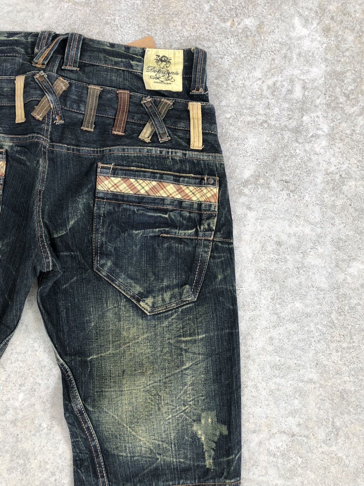 Hysteric Glamour Dominate Double Waist Distressed Jeans Size US 33 - 13 Thumbnail