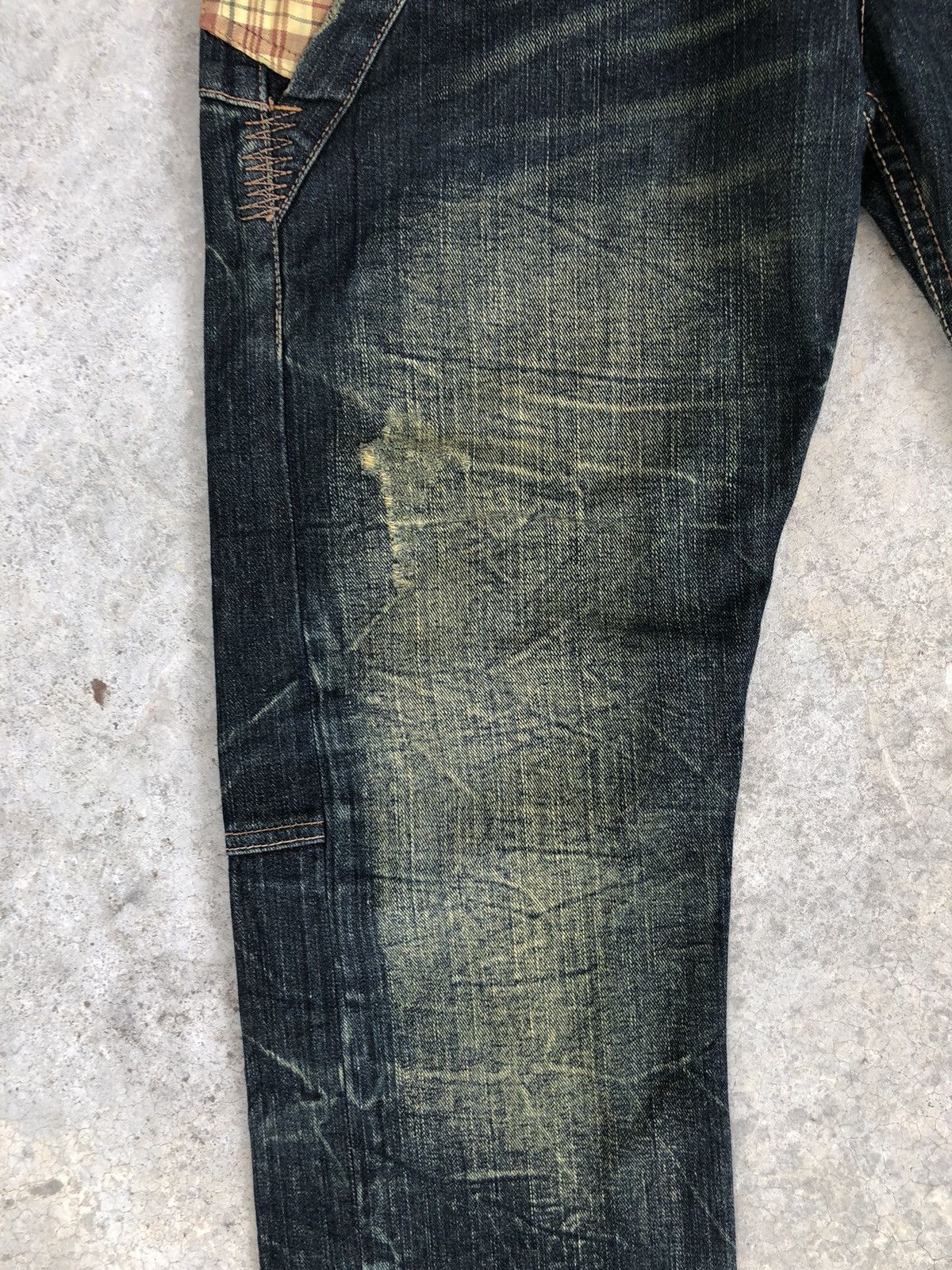 Hysteric Glamour Dominate Double Waist Distressed Jeans Size US 33 - 7 Thumbnail
