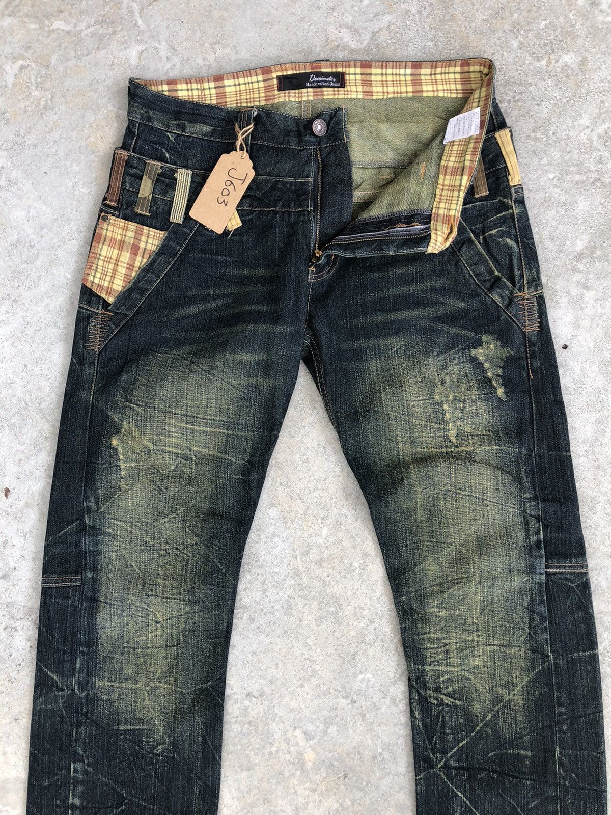 Hysteric Glamour Dominate Double Waist Distressed Jeans Size US 33 - 4 Thumbnail