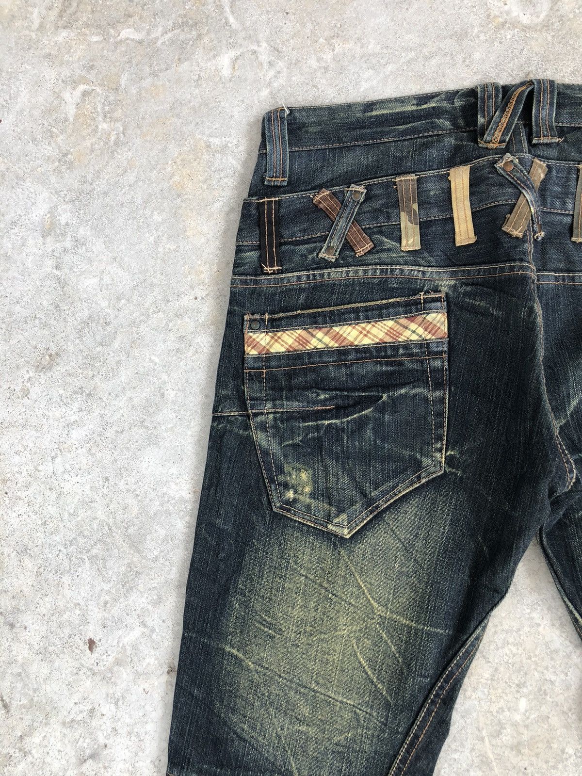 Hysteric Glamour Dominate Double Waist Distressed Jeans Size US 33 - 12 Thumbnail
