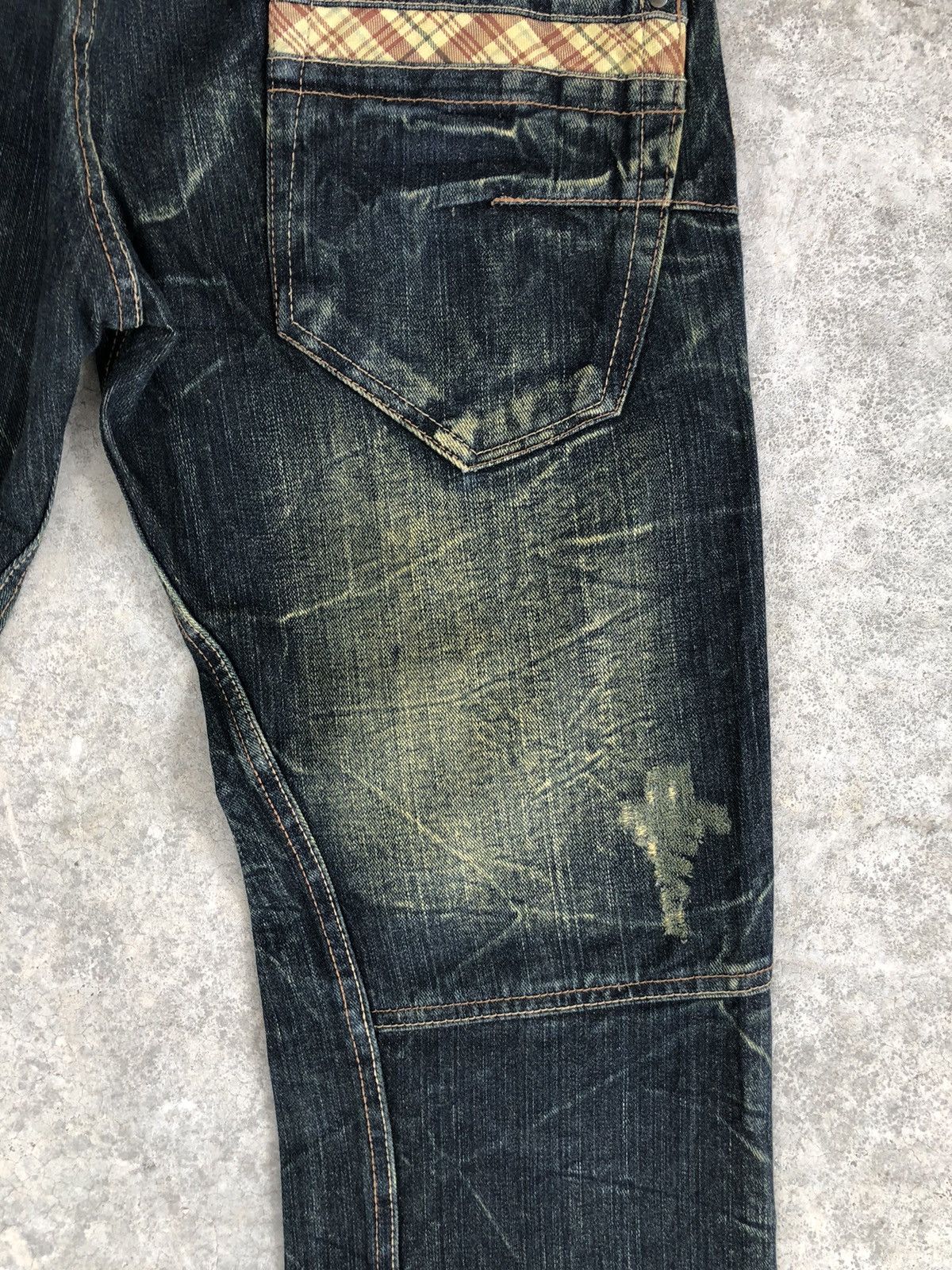 Hysteric Glamour Dominate Double Waist Distressed Jeans Size US 33 - 15 Thumbnail