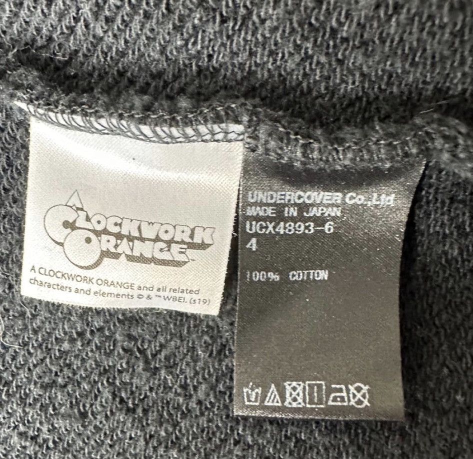 Undercover a clock work orange hoodie