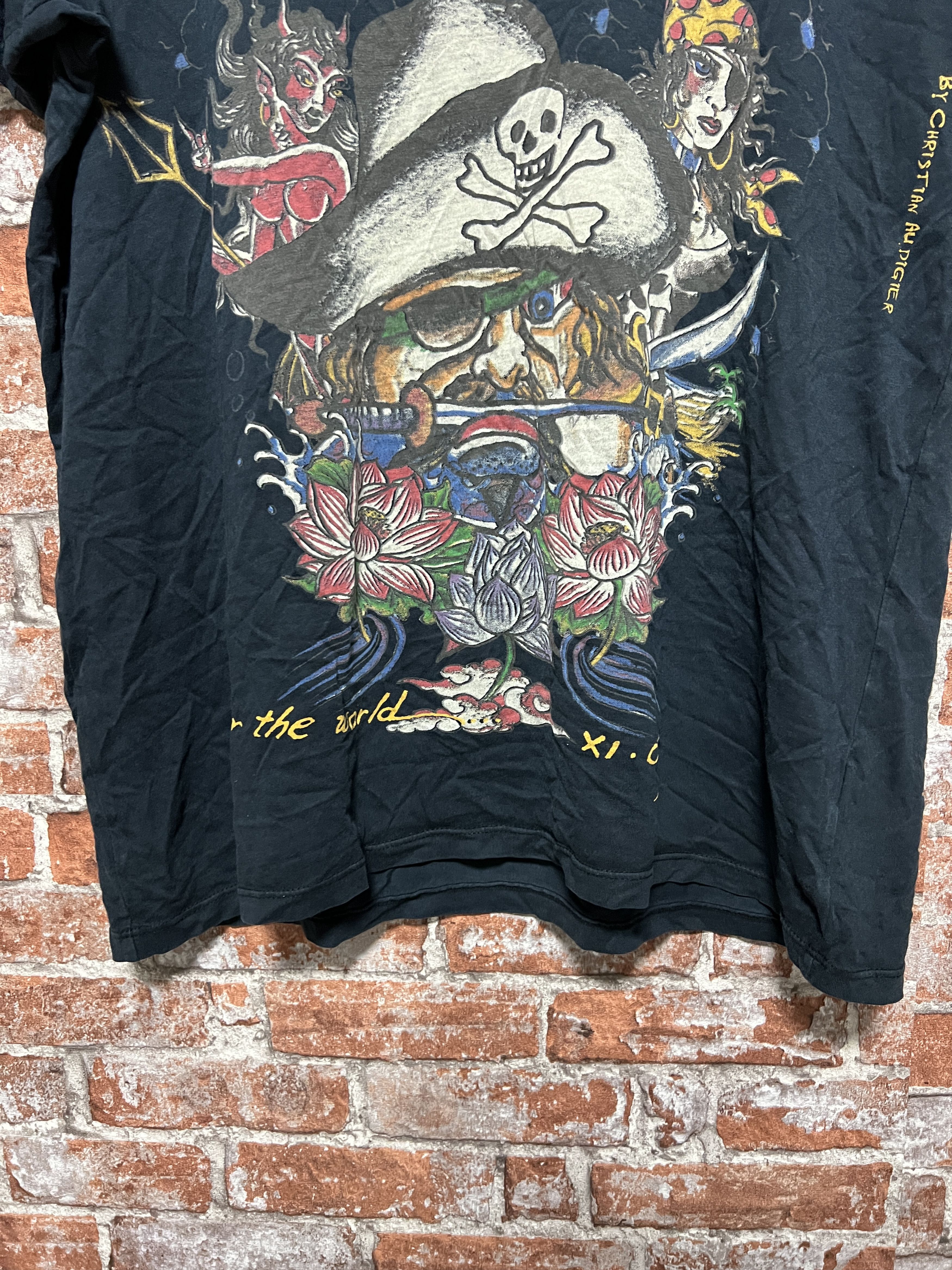 Christian Audigier Ed Hardy by Christian Audigier Vintage Pirate Tee Size US L / EU 52-54 / 3 - 9 Thumbnail
