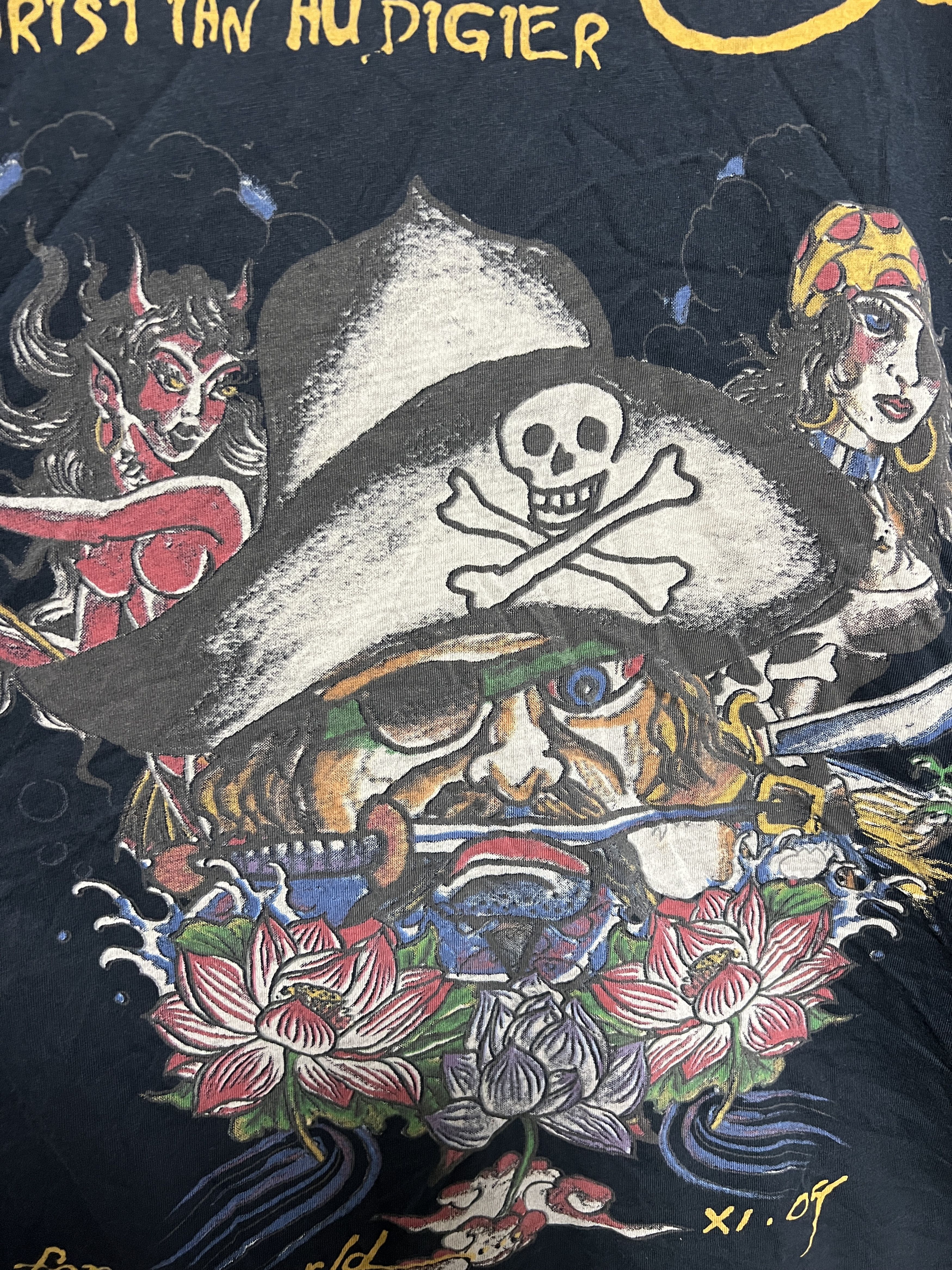 Christian Audigier Ed Hardy by Christian Audigier Vintage Pirate Tee Size US L / EU 52-54 / 3 - 7 Thumbnail