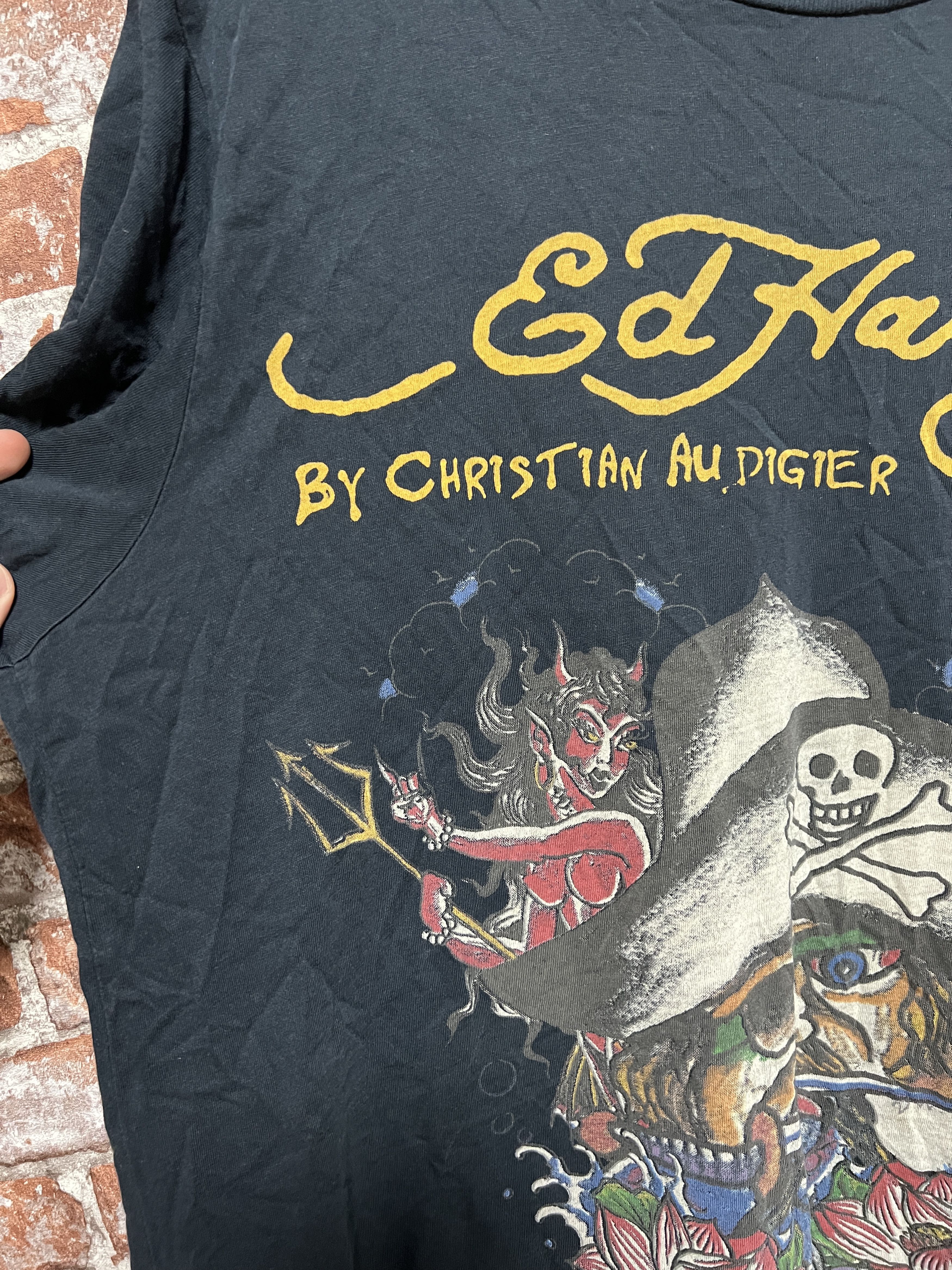 Christian Audigier Ed Hardy by Christian Audigier Vintage Pirate Tee Size US L / EU 52-54 / 3 - 6 Thumbnail