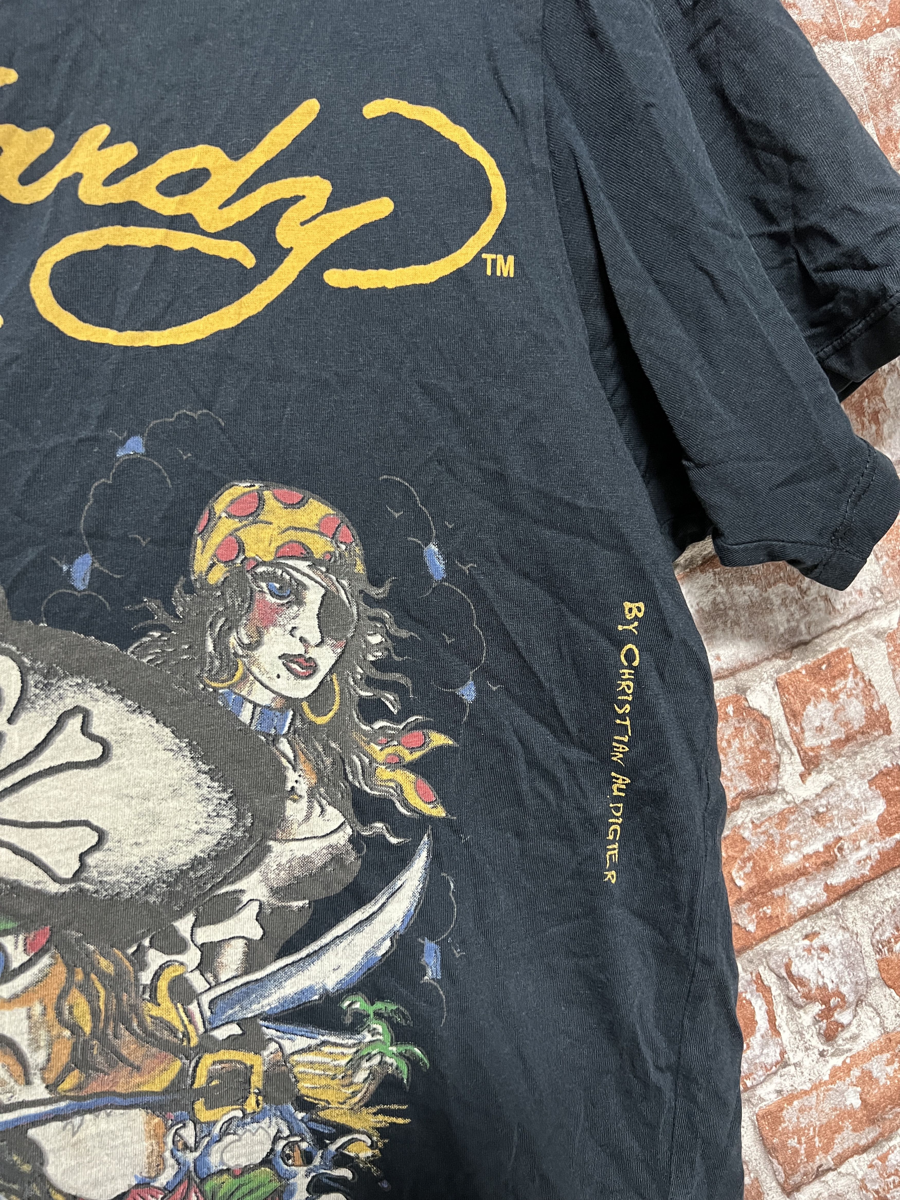 Christian Audigier Ed Hardy by Christian Audigier Vintage Pirate Tee Size US L / EU 52-54 / 3 - 8 Thumbnail