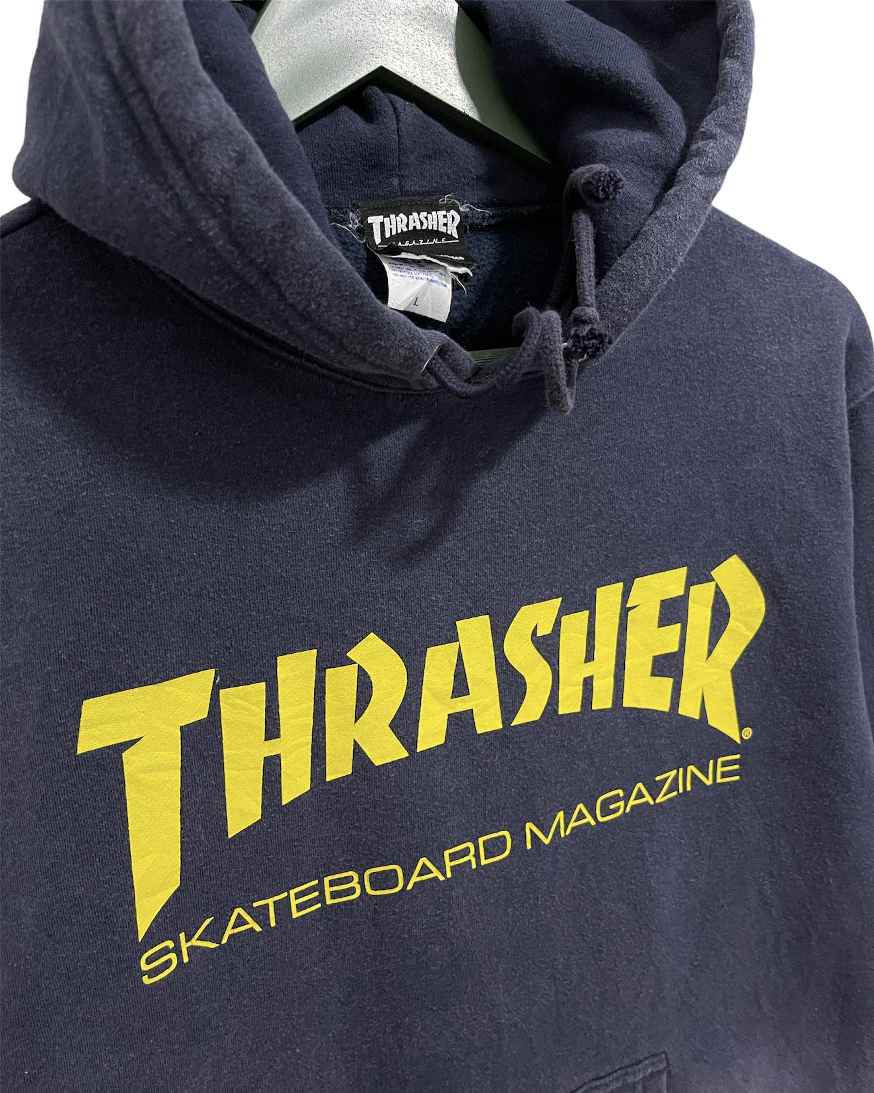 Thrasher Vintage Thrasher Skateboards Megazine Hoodie Sweatshirt Size US M / EU 48-50 / 2 - 4 Thumbnail