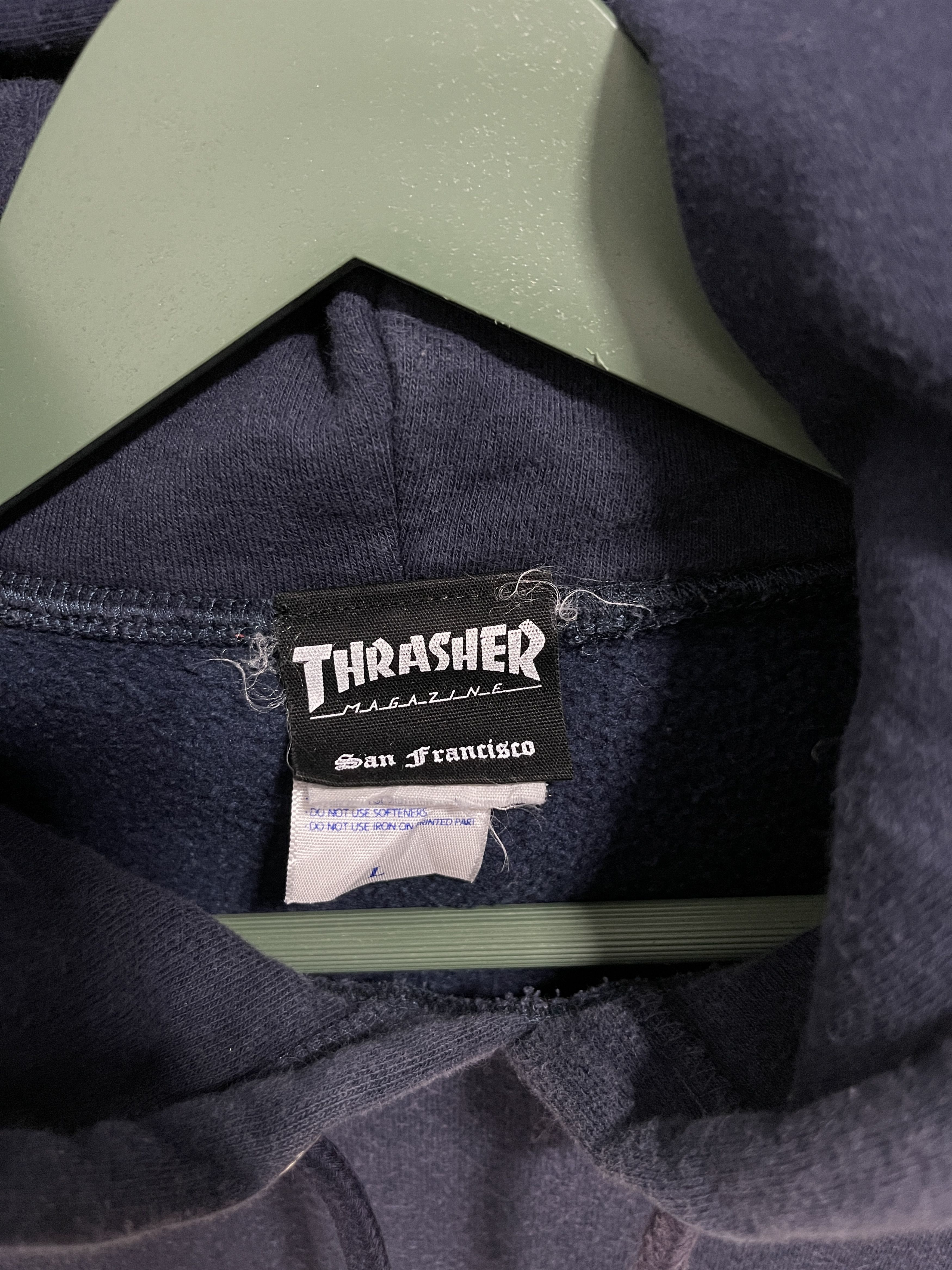 Thrasher Vintage Thrasher Skateboards Megazine Hoodie Sweatshirt Size US M / EU 48-50 / 2 - 6 Thumbnail