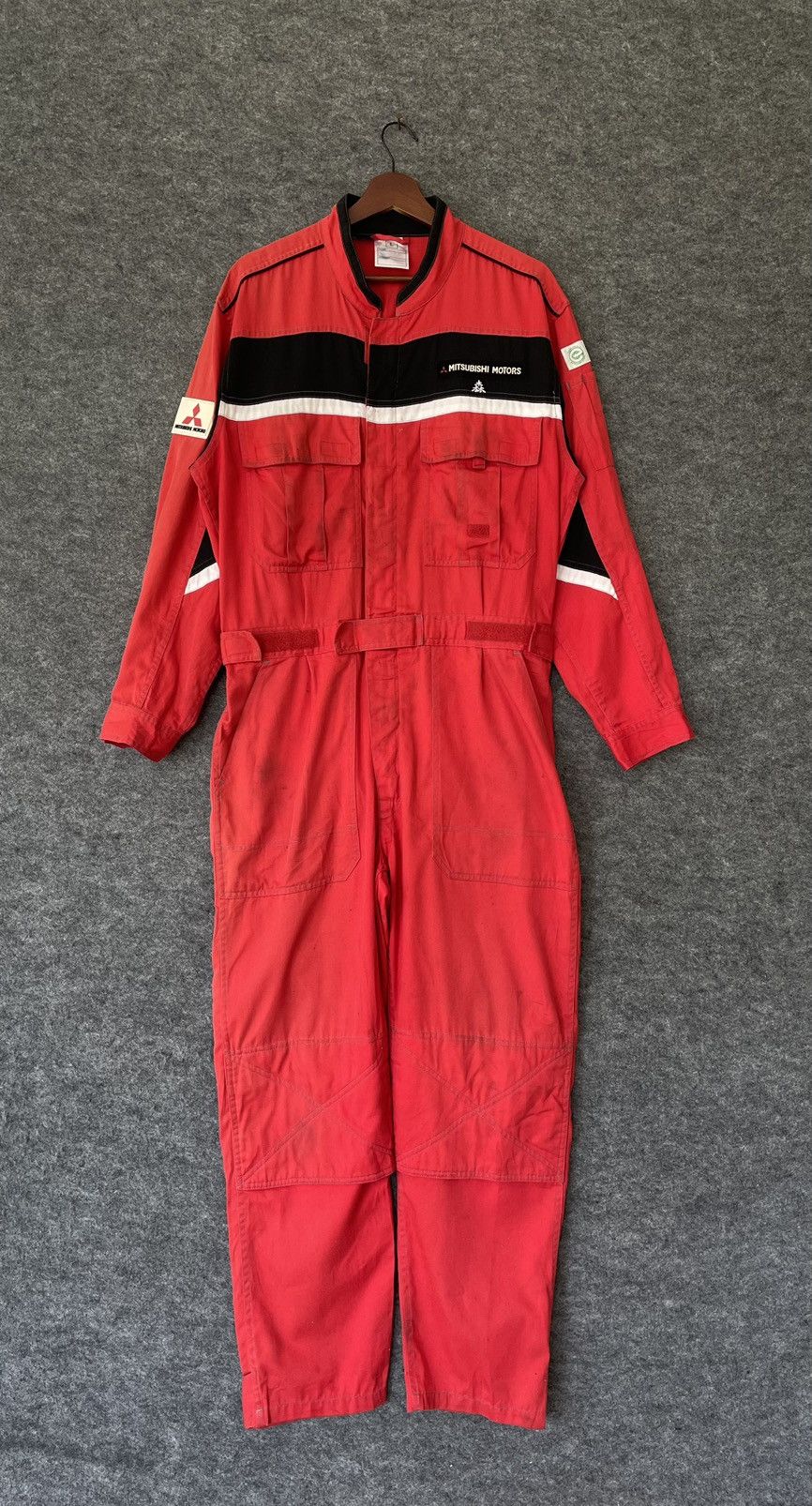 Japanese Brand × Vintage VINTAGE MITSUBISHI RALLIART COVERALLS Size US L / EU 52-54 / 3 - 4 Thumbnail