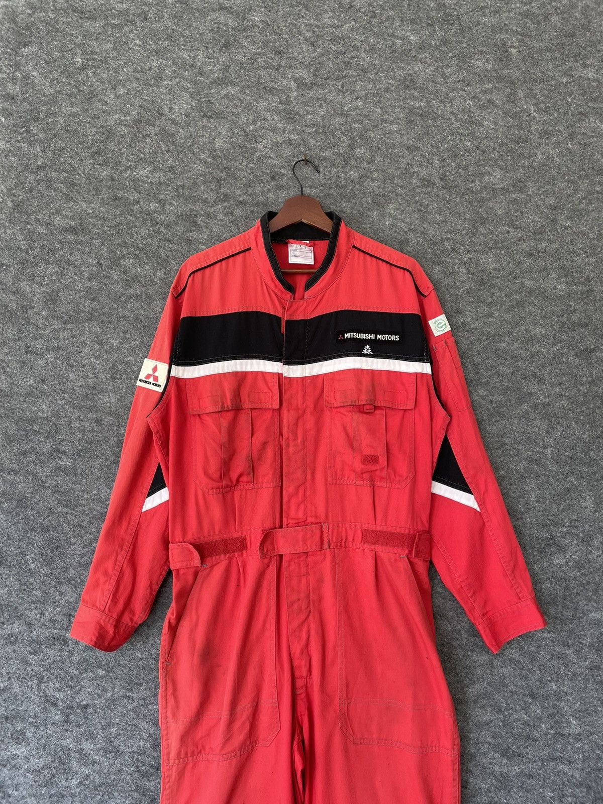 Japanese Brand × Vintage VINTAGE MITSUBISHI RALLIART COVERALLS Size US L / EU 52-54 / 3 - 5 Thumbnail