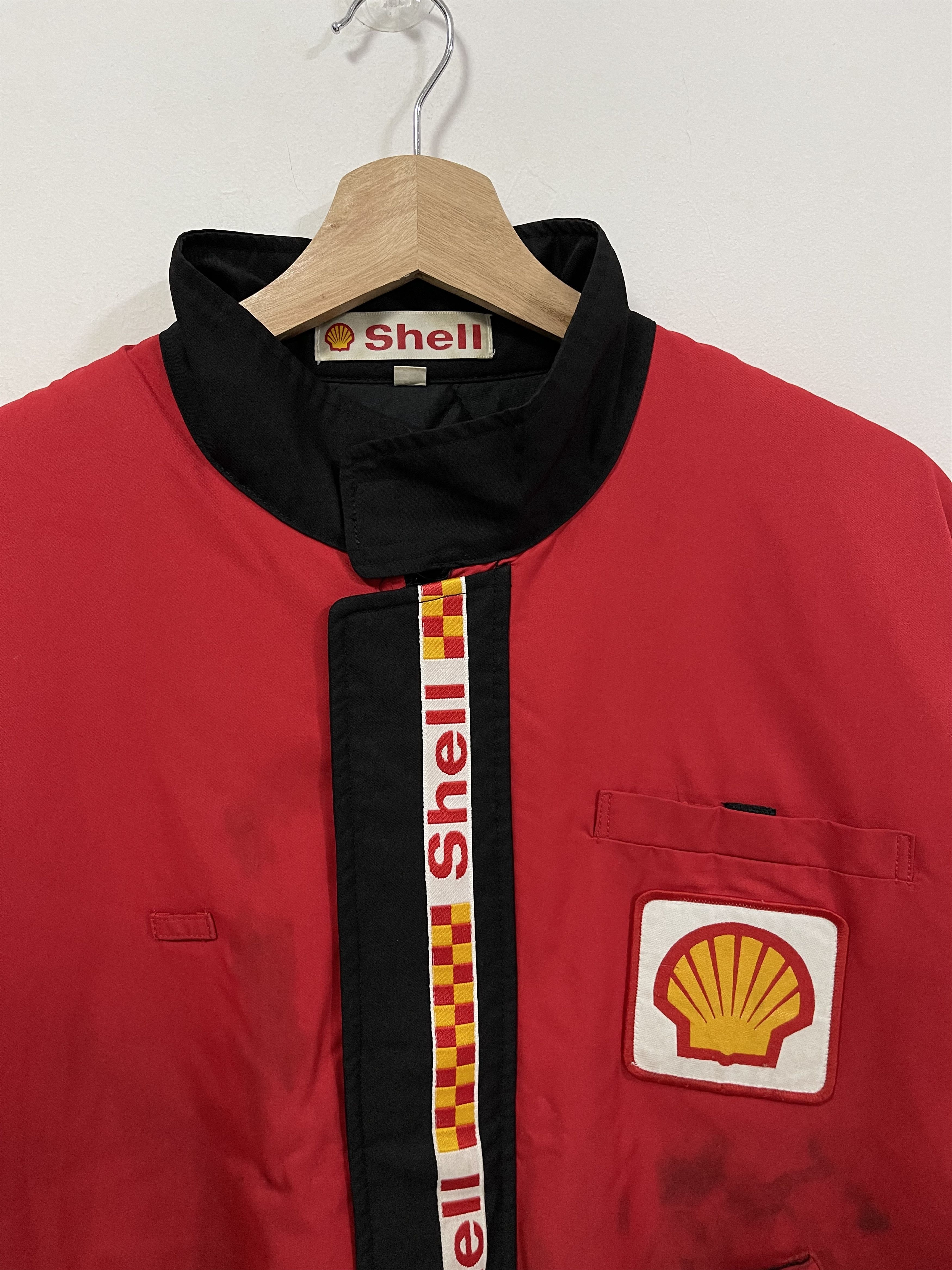 Japanese Brand Vintage Shell Oil Mini Logo Primaloft Distressed Jacket Size US L / EU 52-54 / 3 - 2 Thumbnail