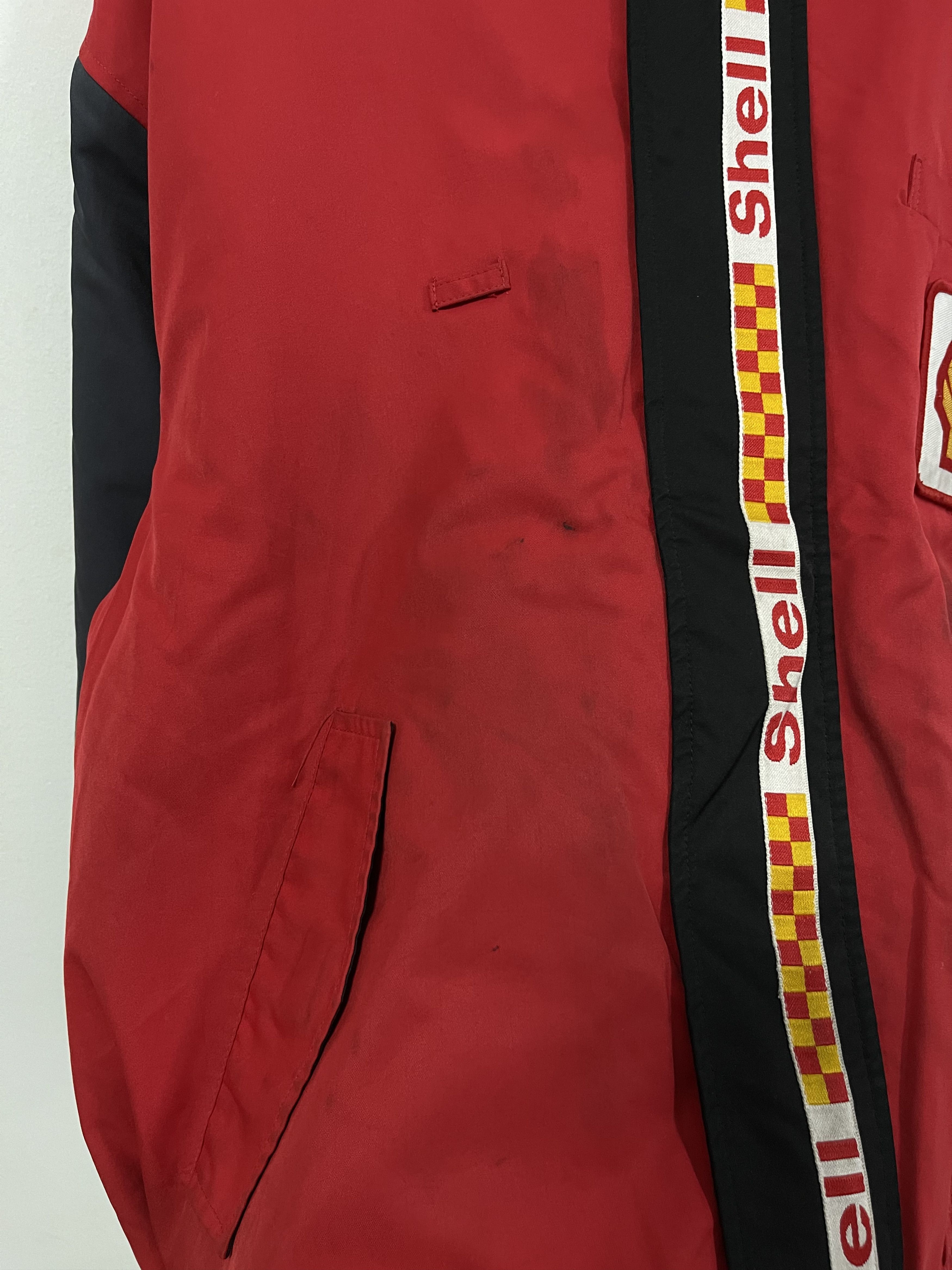 Japanese Brand Vintage Shell Oil Mini Logo Primaloft Distressed Jacket Size US L / EU 52-54 / 3 - 10 Thumbnail