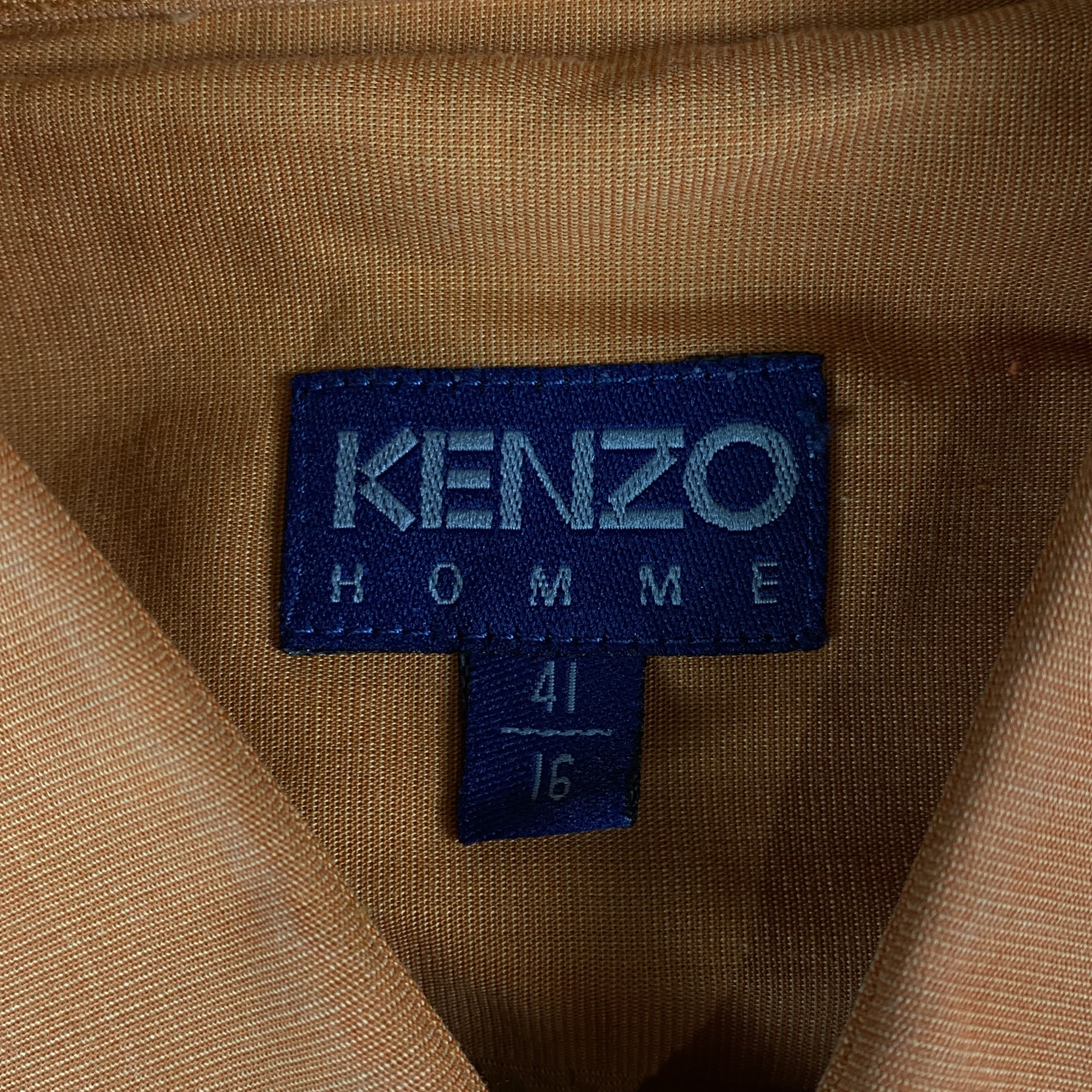 Kenzo × Vintage Men’s Shirt Kenzo Homme Vintage Size 41/16 Size US M / EU 48-50 / 2 - 4 Thumbnail