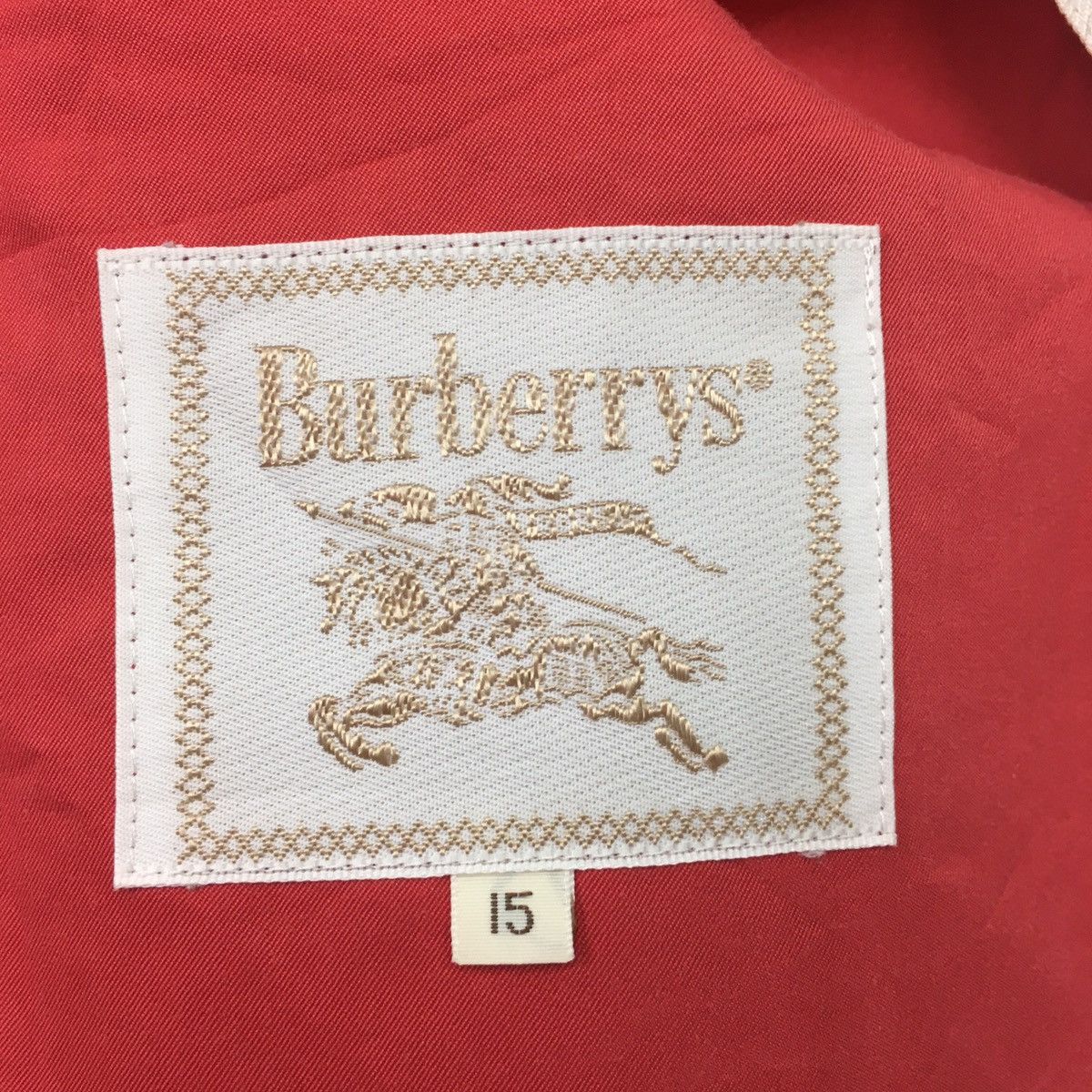 Burberry Vintage Burberrys Big Logo Zipper Hoodie Long Parka Jacket Size US L / EU 52-54 / 3 - 11 Thumbnail