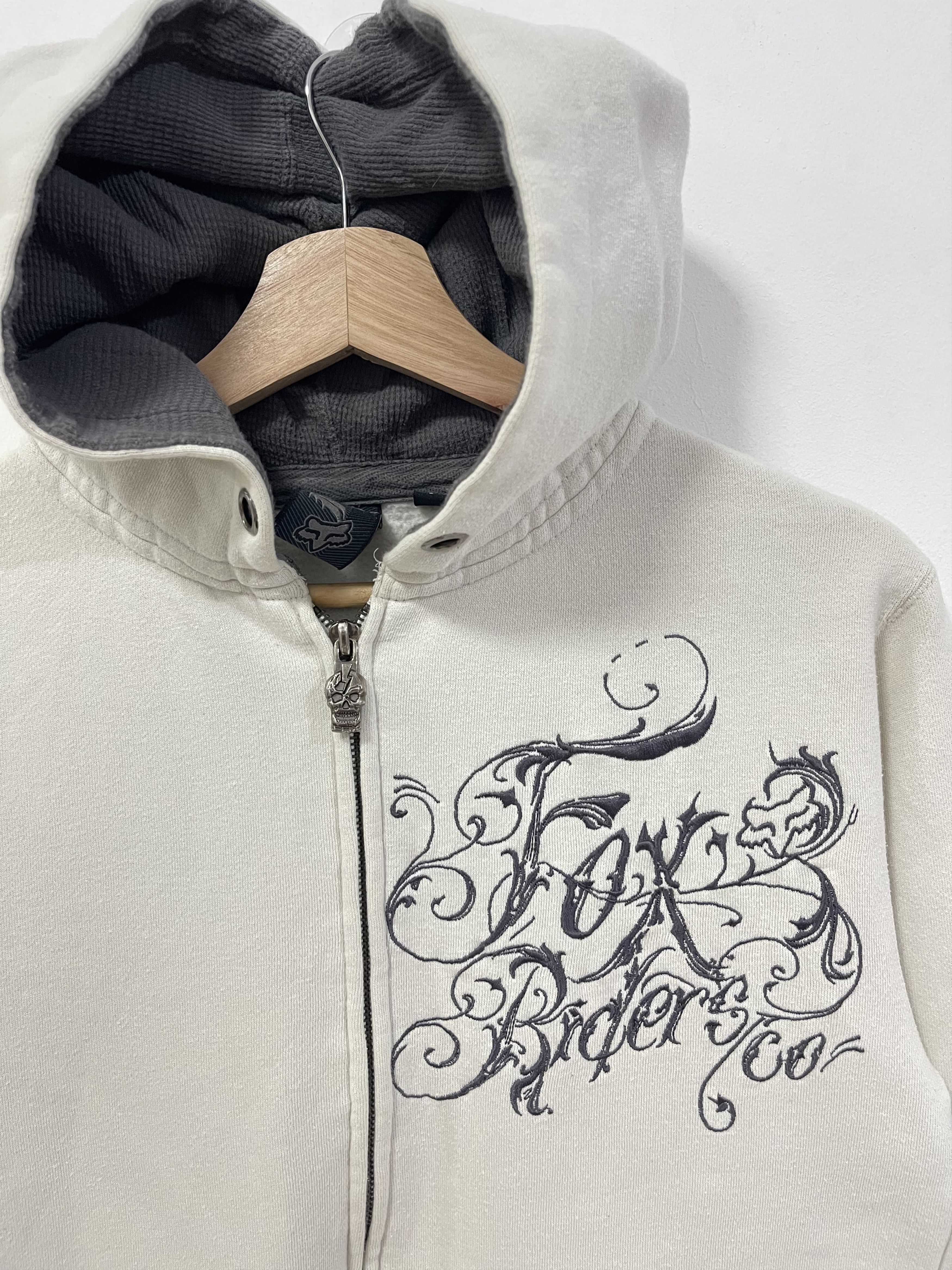 Fox Racing × Vintage Vintage Fox Riders Co Eagle Big Logo Zip Up Hoodie Size S / US 4 / IT 40 - 10 Thumbnail