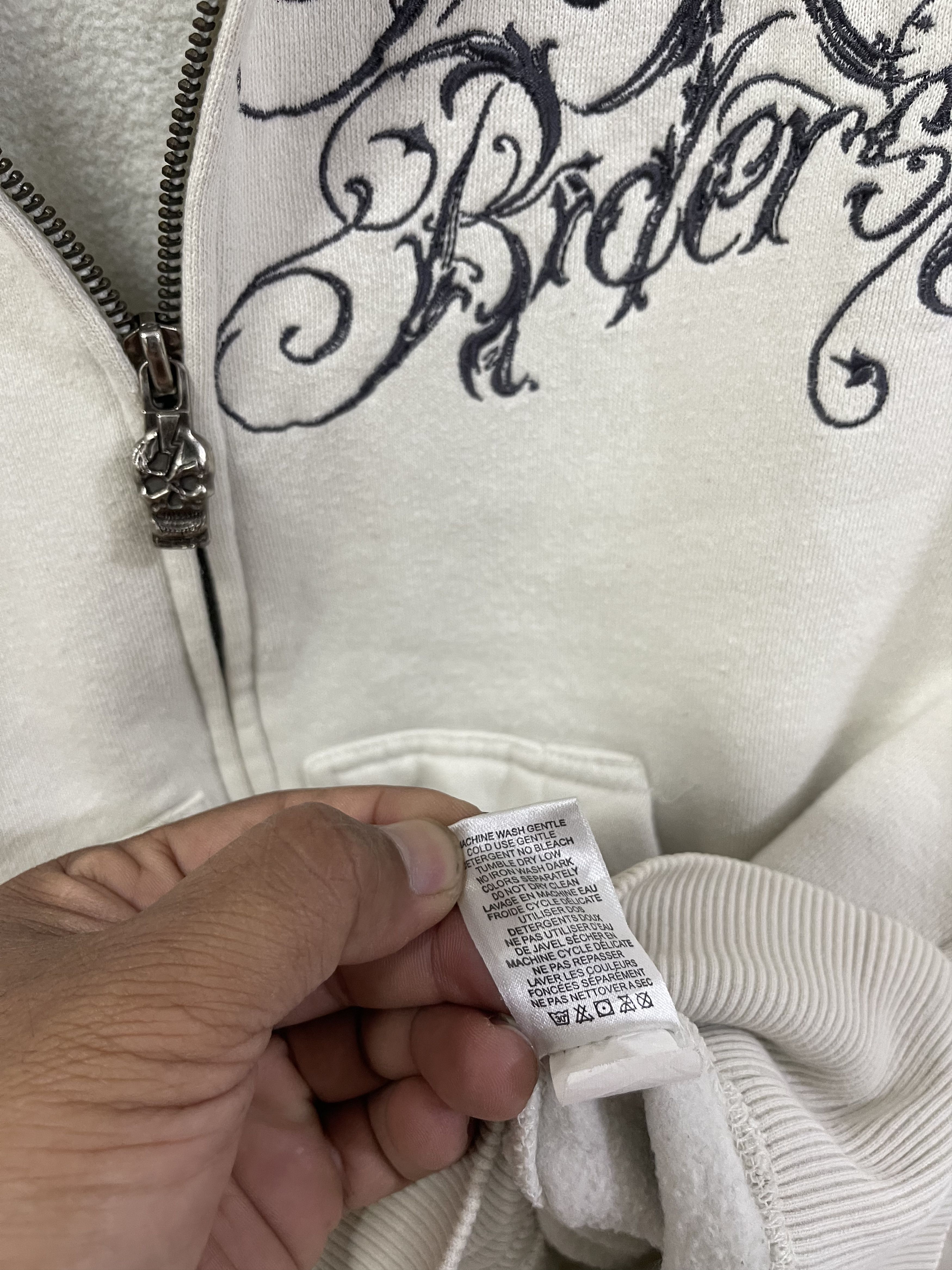 Fox Racing × Vintage Vintage Fox Riders Co Eagle Big Logo Zip Up Hoodie Size S / US 4 / IT 40 - 16 Thumbnail