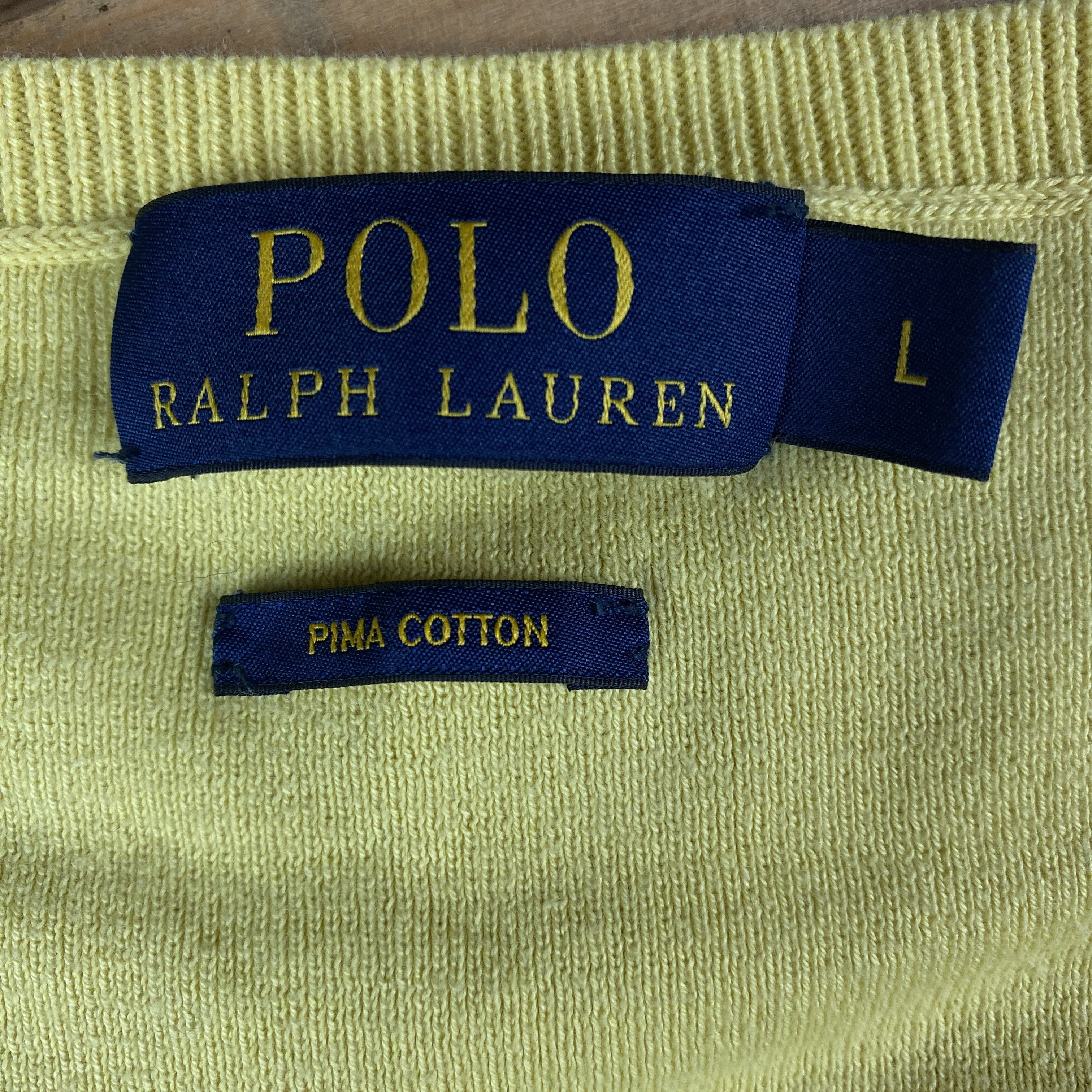 Polo Ralph Lauren Men’s Long Sleeve Jumper V-Neck Polo Ralph Lauren Size L Size US L / EU 52-54 / 3 - 4 Thumbnail